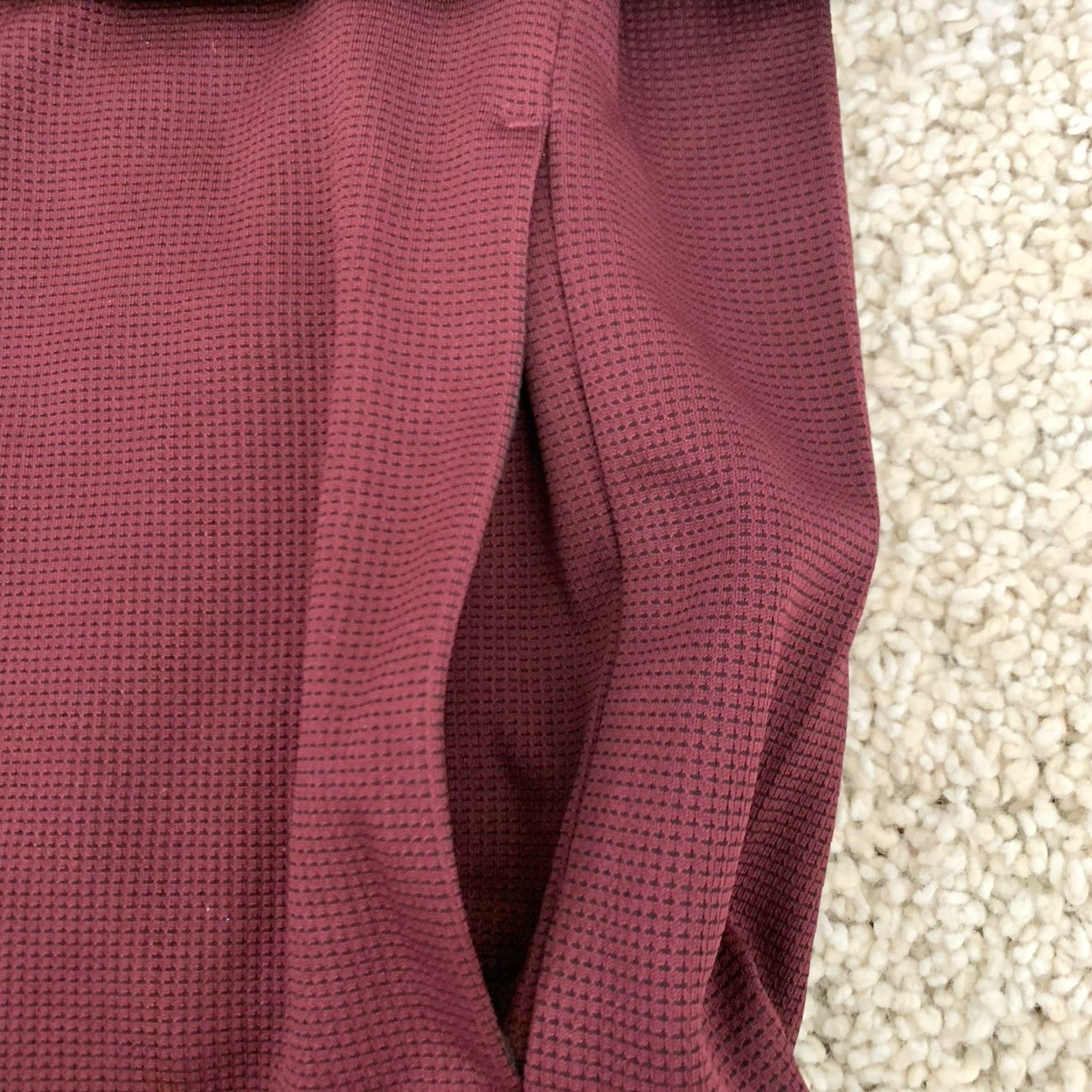 Hogan Ben Hogan Performance Pullover Mens Large Wine 1/4 Zip Long Sleeve Pockets Size US L / EU 52-54 / 3 - 3 Thumbnail