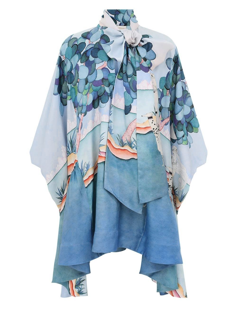Zimmermann oc11z0725 Eden Billow Mini Dressin Multicolor Size L / US 10 / IT 46 - 1 Thumbnail