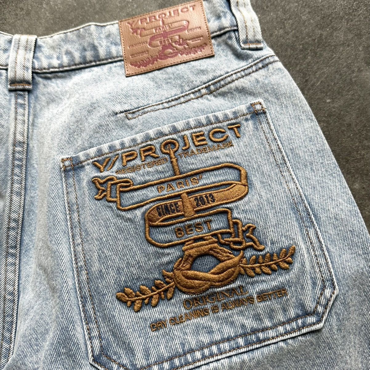 Y/Project Evergreen Straight Leg Denim Size US 34 / EU 50 - 3 Thumbnail