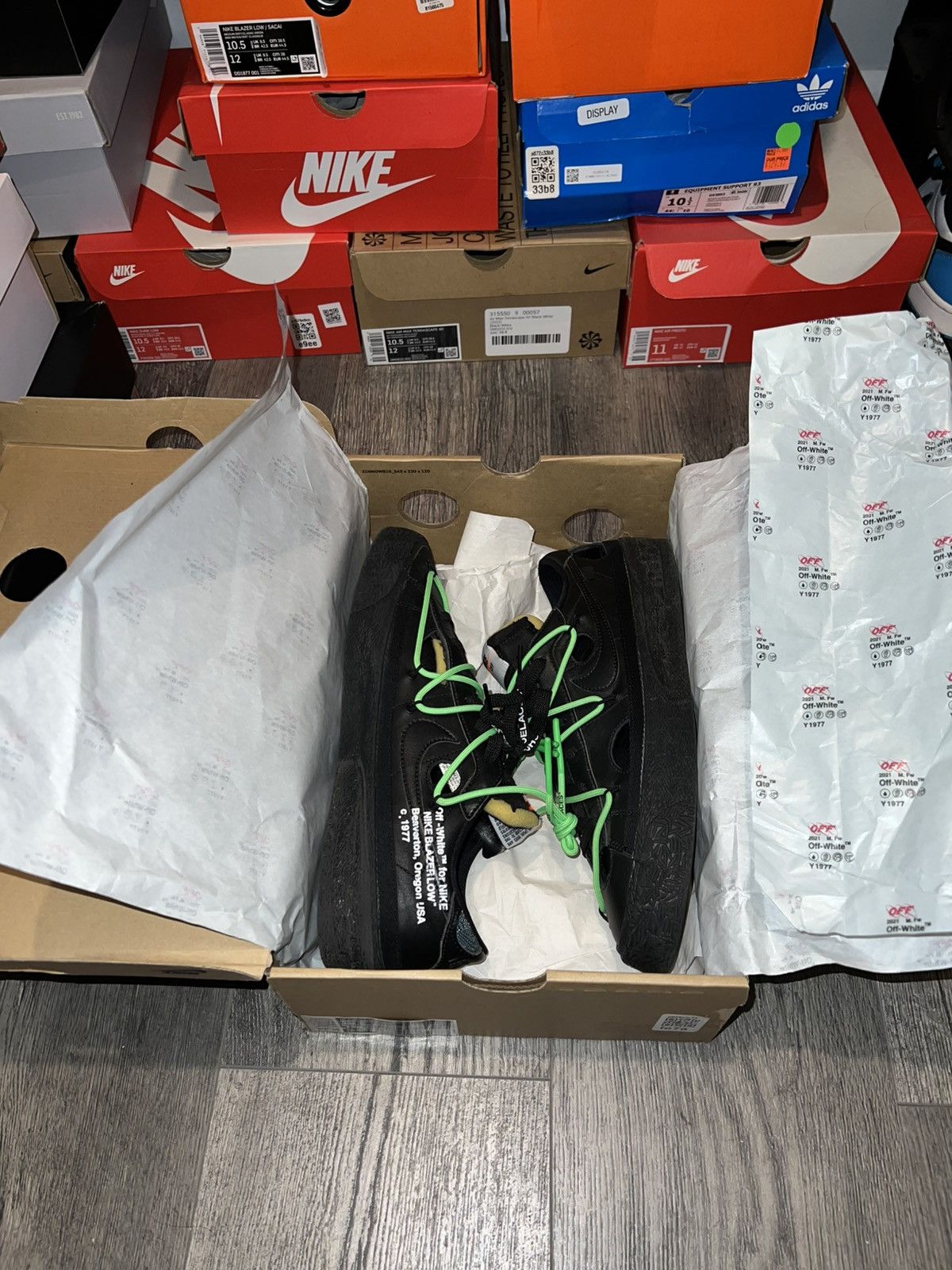 Nike Off White Blazer Low Size US 10.5 / EU 43-44 - 6 Thumbnail