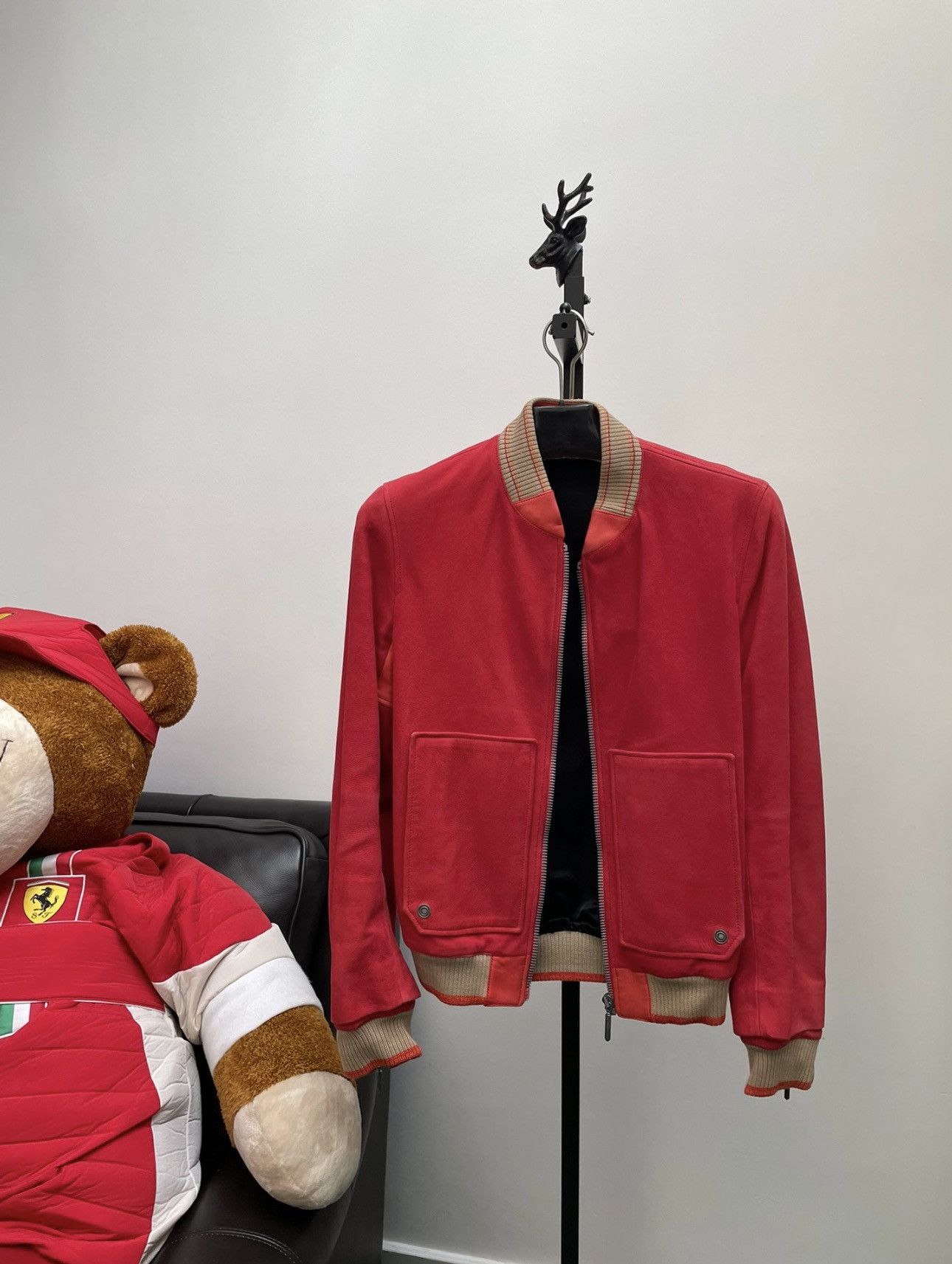 Balenciaga Balenciaga red buffalo leather jacket Size US M / EU 48-50 / 2 - 7 Thumbnail