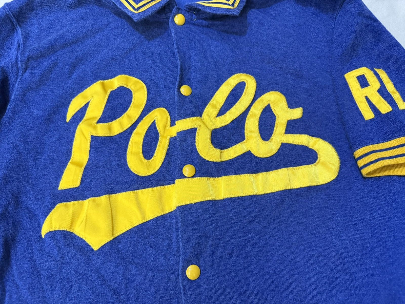 Polo Ralph Lauren Vintage 90s Polo Sport Basketball Warm-Up Jersey Size US XXL / EU 58 / 5 - 3 Thumbnail