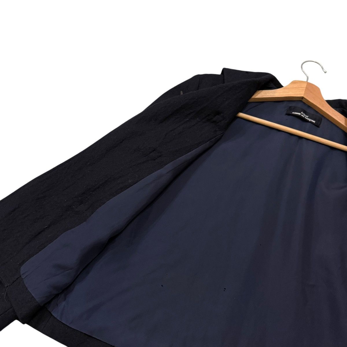 Comme des Garcons AD1992 Tricot Comme Des Garcons Wool Cropped Duffle Jacket Size US M / EU 48-50 / 2 - 19 Thumbnail
