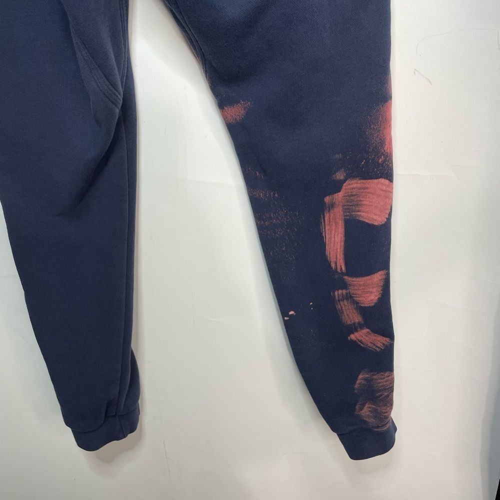 Nike Nike Navy Bleach Dyed Sweatpants Small Size US 34 / EU 50 - 7 Thumbnail