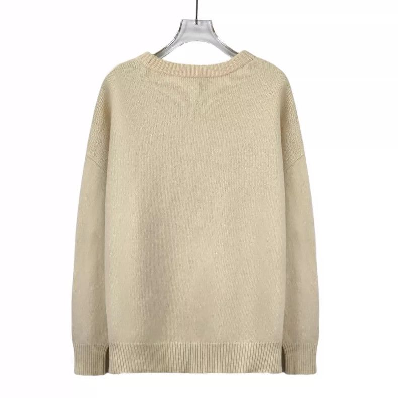 Loewe Loewe Mossy logo letters embroidered with diamonds wool ro Size S / US 4 / IT 40 - 2 Thumbnail