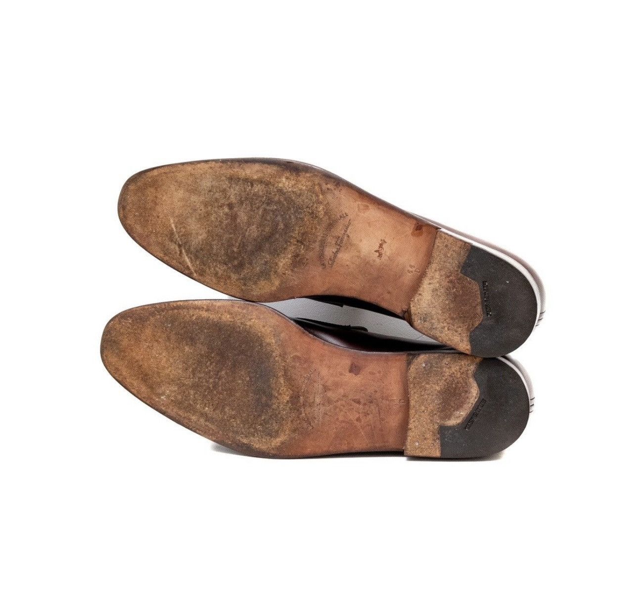 Salvatore Ferragamo Salvatore Ferragamo Penny Loafers Men Size 11D Brown Slip On Size US 11 / EU 44 - 7 Thumbnail