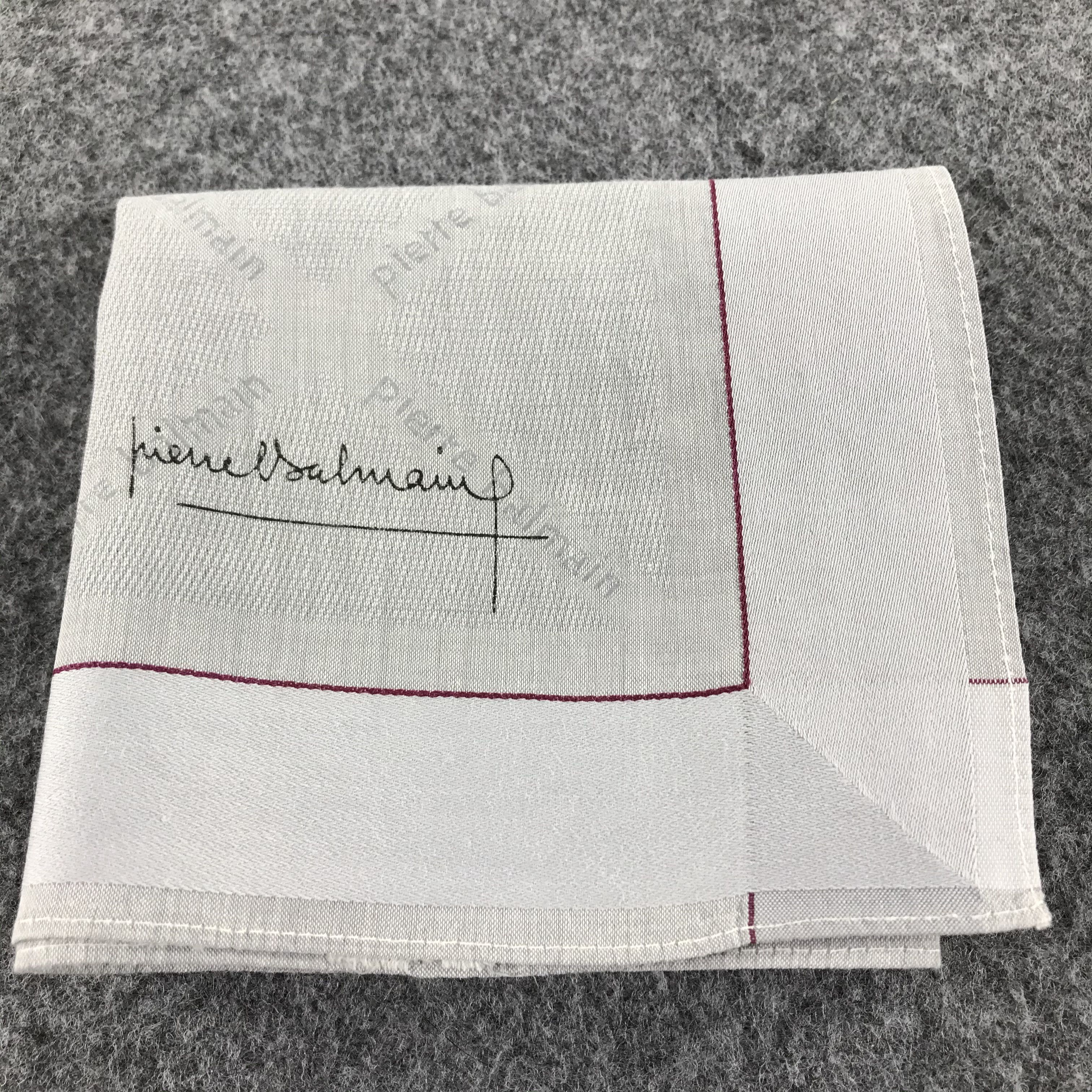 Pierre Balmain Pierre Balmain Handkerchief Neckerchief Bandana H465 Size ONE SIZE - 6 Thumbnail