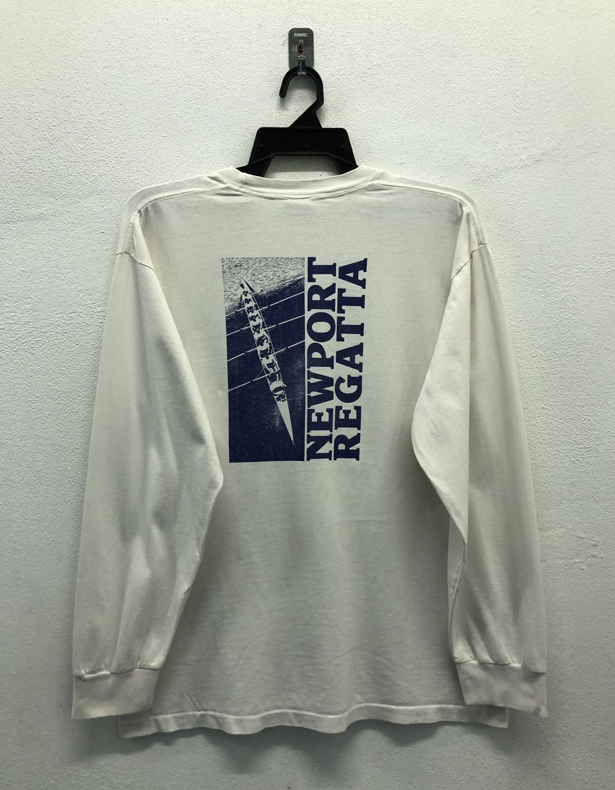 Vintage Vintage Anvil Newport 1993 Regatta Made In Usa Shirt Size US L / EU 52-54 / 3 - 1 Thumbnail