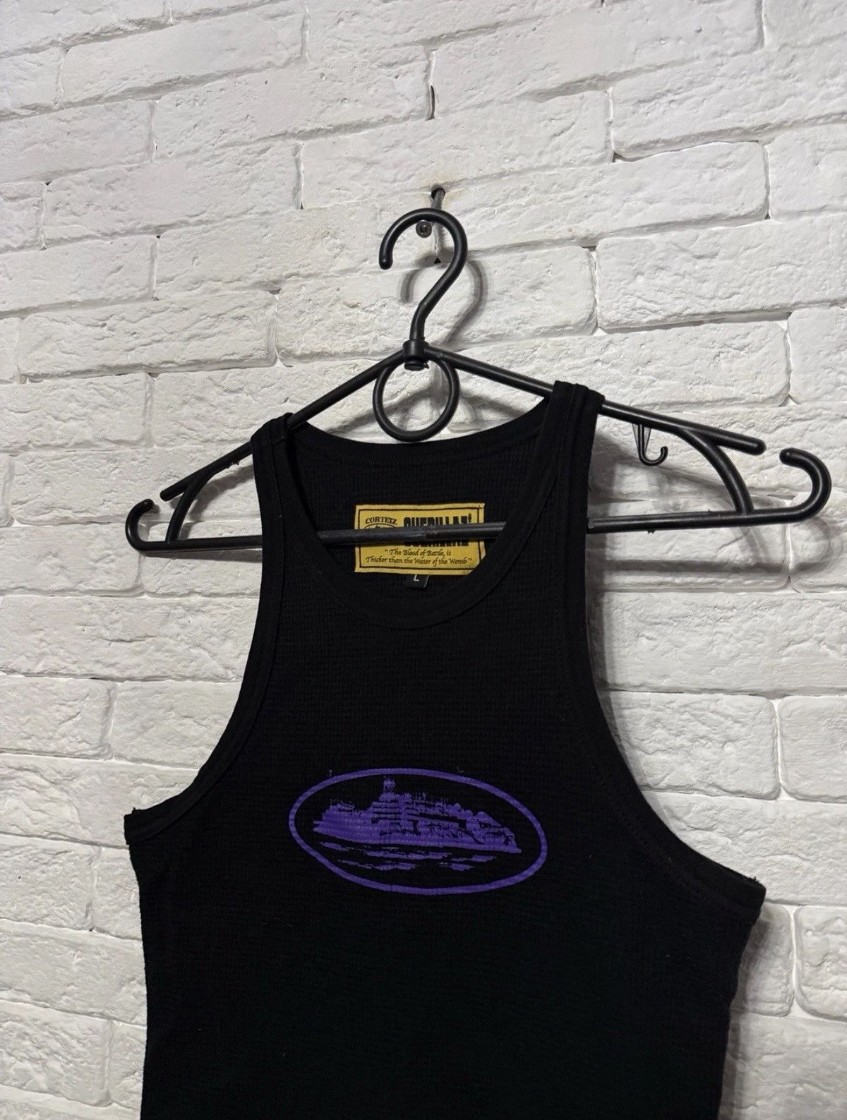 Corteiz Corteiz Alcatraz Women`s Tank Top Huge Logo Sz L Size L / US 10 / IT 46 - 2 Thumbnail