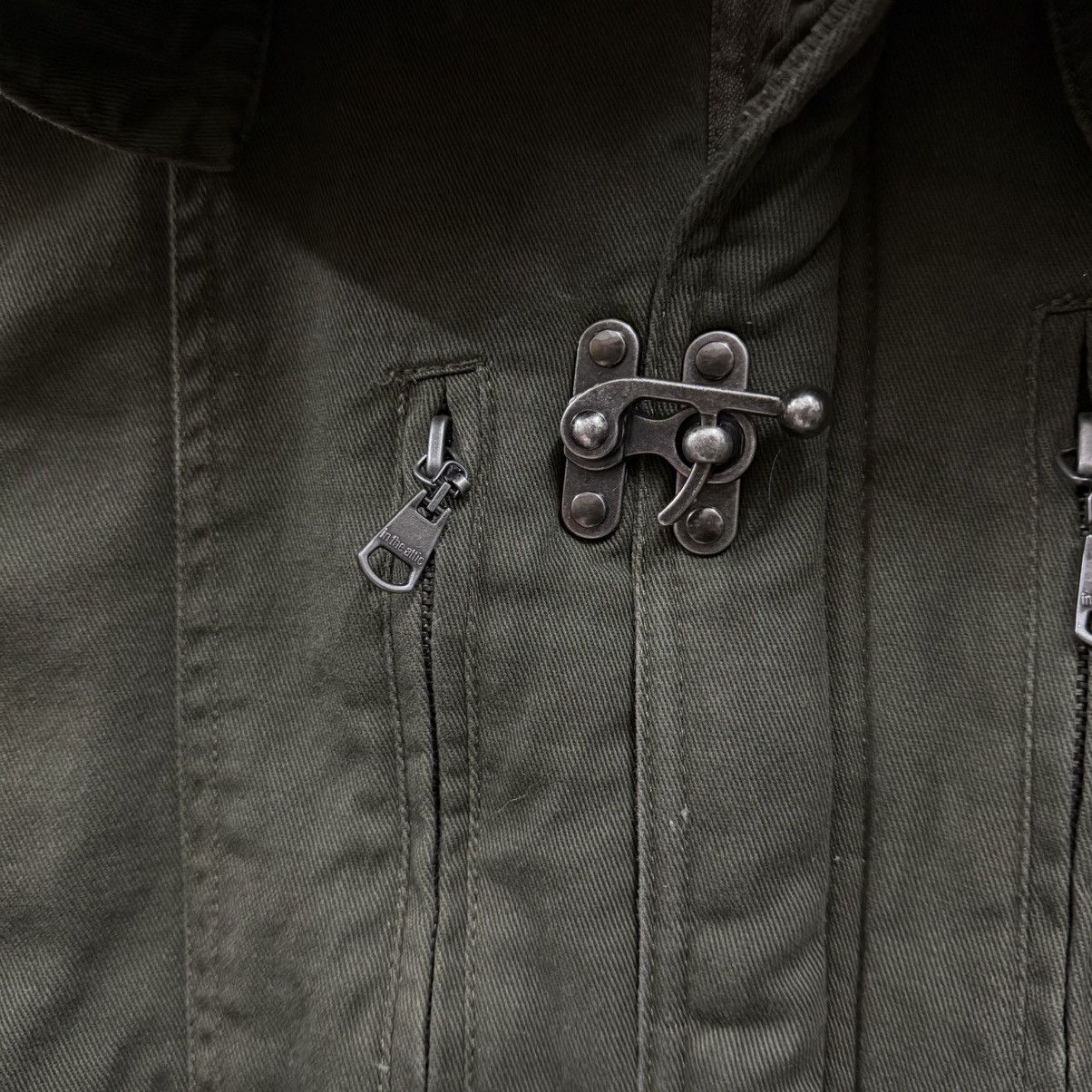 ジャケット・アウター in the attic fur hooded fireman jacket In The Attic Rockers Garment Fireman Jacket Fur Hoodie