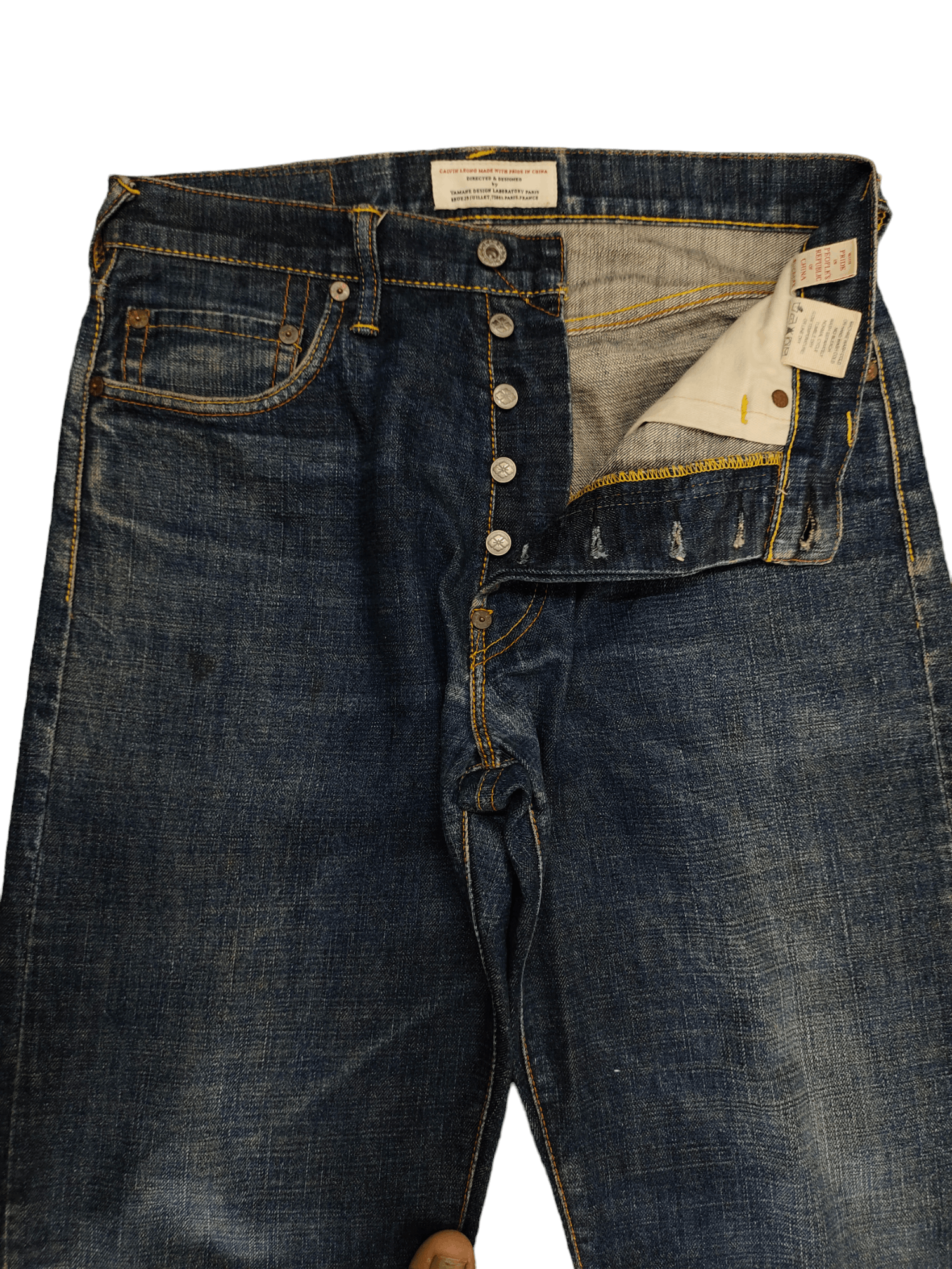 Evisu Vintage Evisu Calvin Leong Big Daicock Selvedge Denim Jeans Size US 32 / EU 48 - 16 Thumbnail