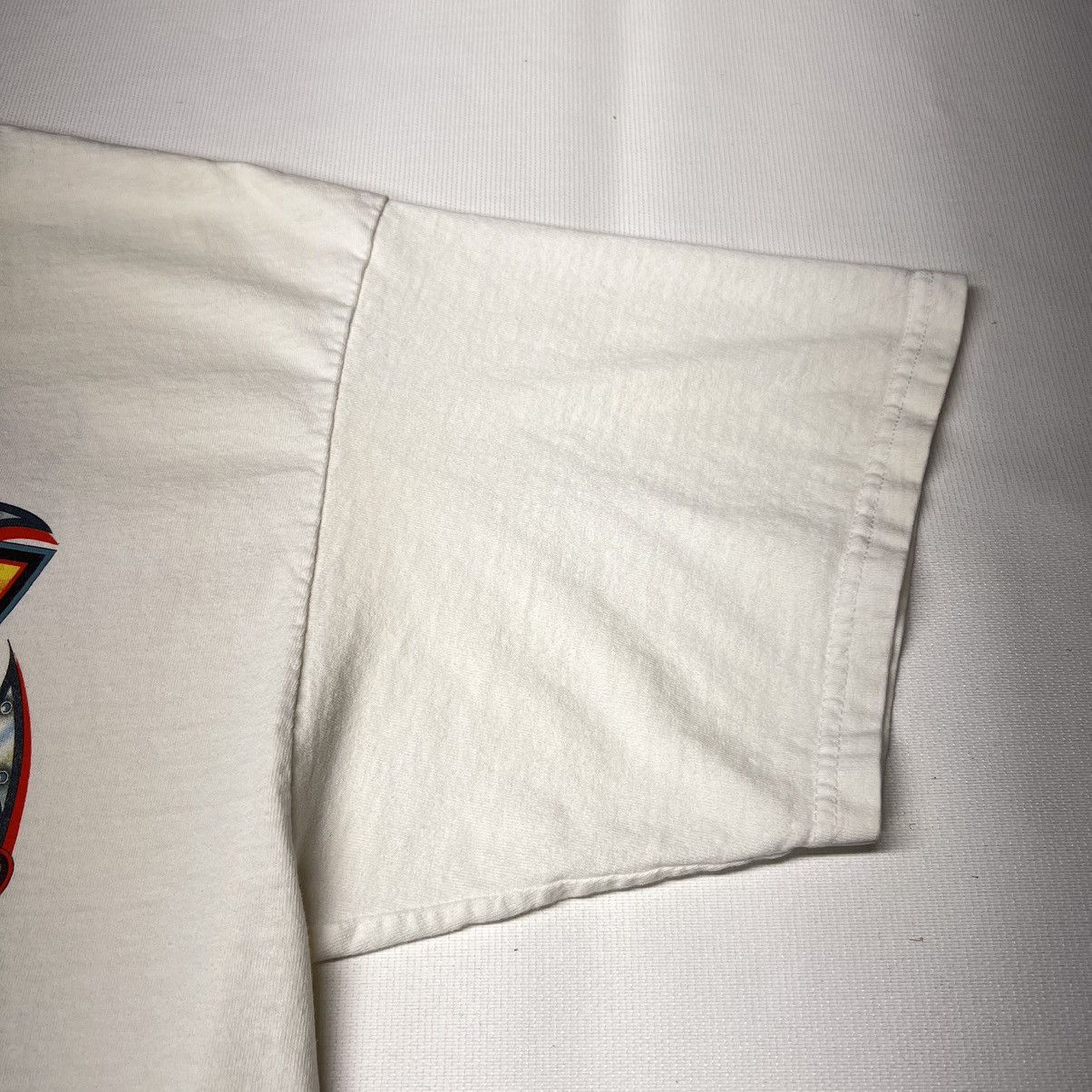 Gildan × Vintage VTG Car Hot Rod Tee Shirt White Classic Auto Retro Graphic Size US XL / EU 56 / 4 - 8 Thumbnail