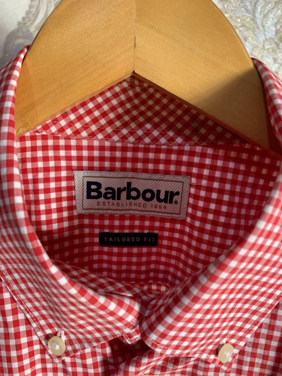 Barbour × Vintage VERY RARE BARBOUR OXFORD LEONARD SHIRT ENGLAND STYLE Y2K 90s Size US L / EU 52-54 / 3 - 4 Thumbnail