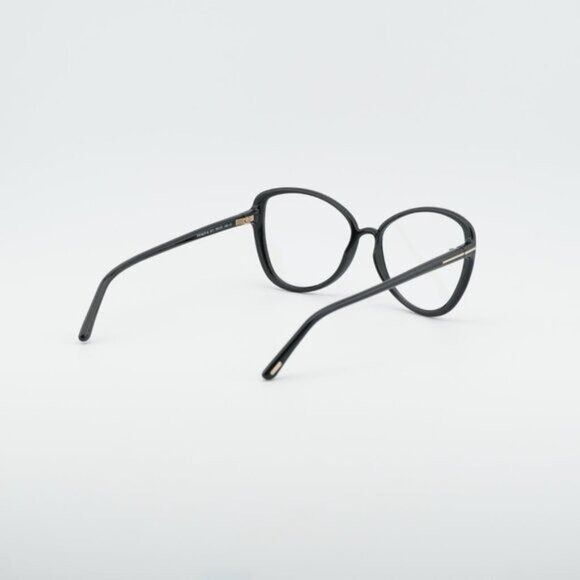 Tom Ford Tom Ford FT5907-B 001 Eyeglasses Black 55mm Butterfly Frame Size ONE SIZE - 8 Thumbnail