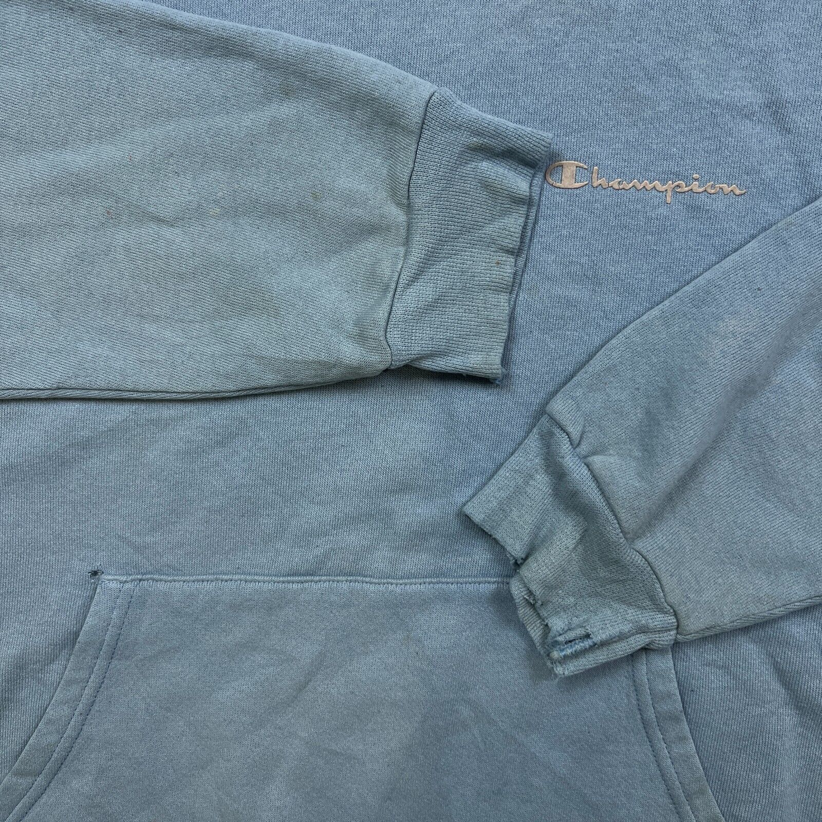 Champion × Vintage Champion Hoodie Large Authentic Pullover Hooded Sweatshirt Size US L / EU 52-54 / 3 - 5 Thumbnail