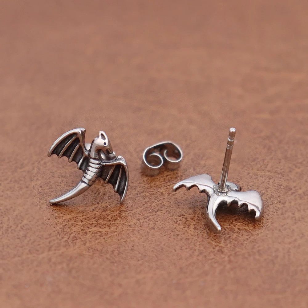 Jewelry Flying Dragon Stud Earring Size ONE SIZE - 4 Thumbnail