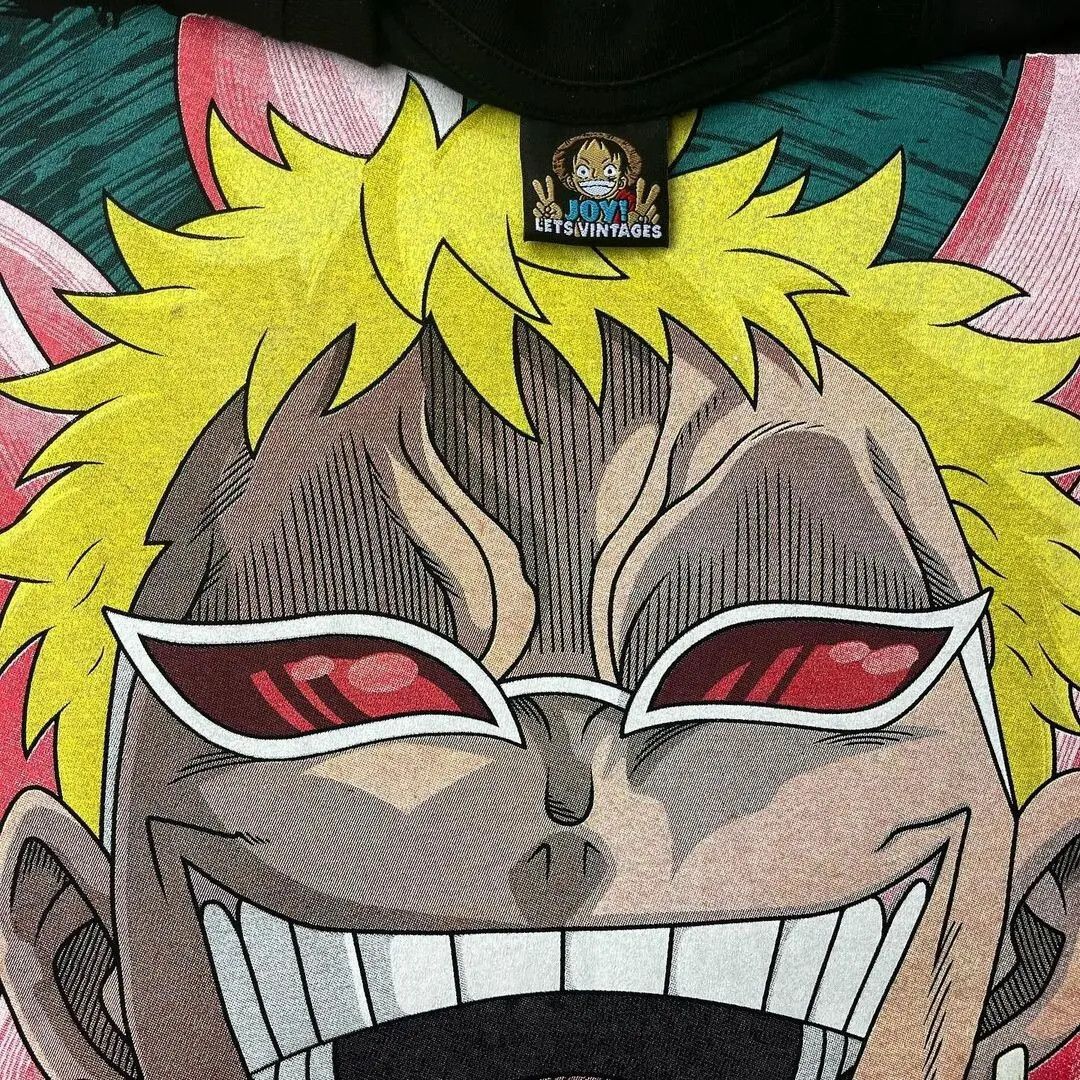 Anime × Japanese Brand One Piece 'SHICHIBUKAI' - DONQUIXOTE DOFLAMINGO Tee Size US XL / EU 56 / 4 - 3 Thumbnail