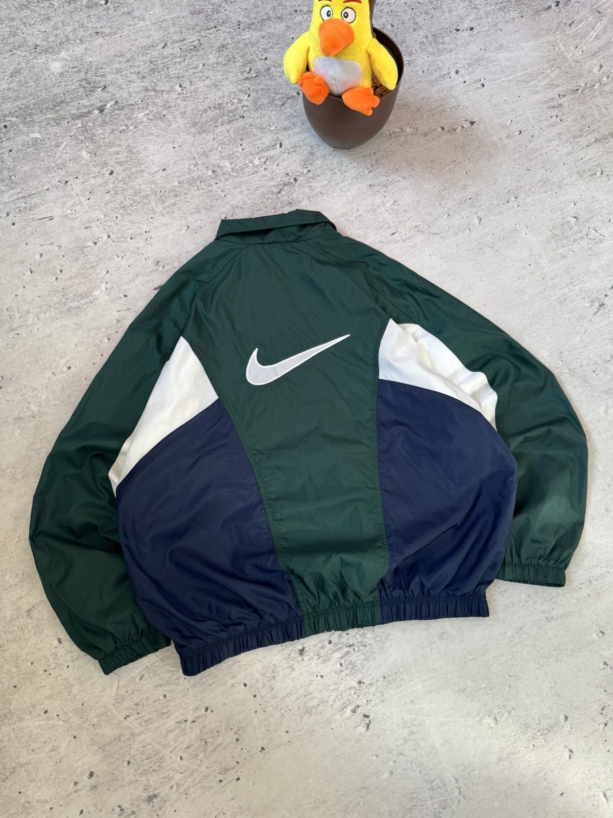 Nike × Vintage NIKE VINTAGE BASIC LOGO OVERSIZE BAGGY LIGHT JACKET Size US M / EU 48-50 / 2 - 2 Thumbnail