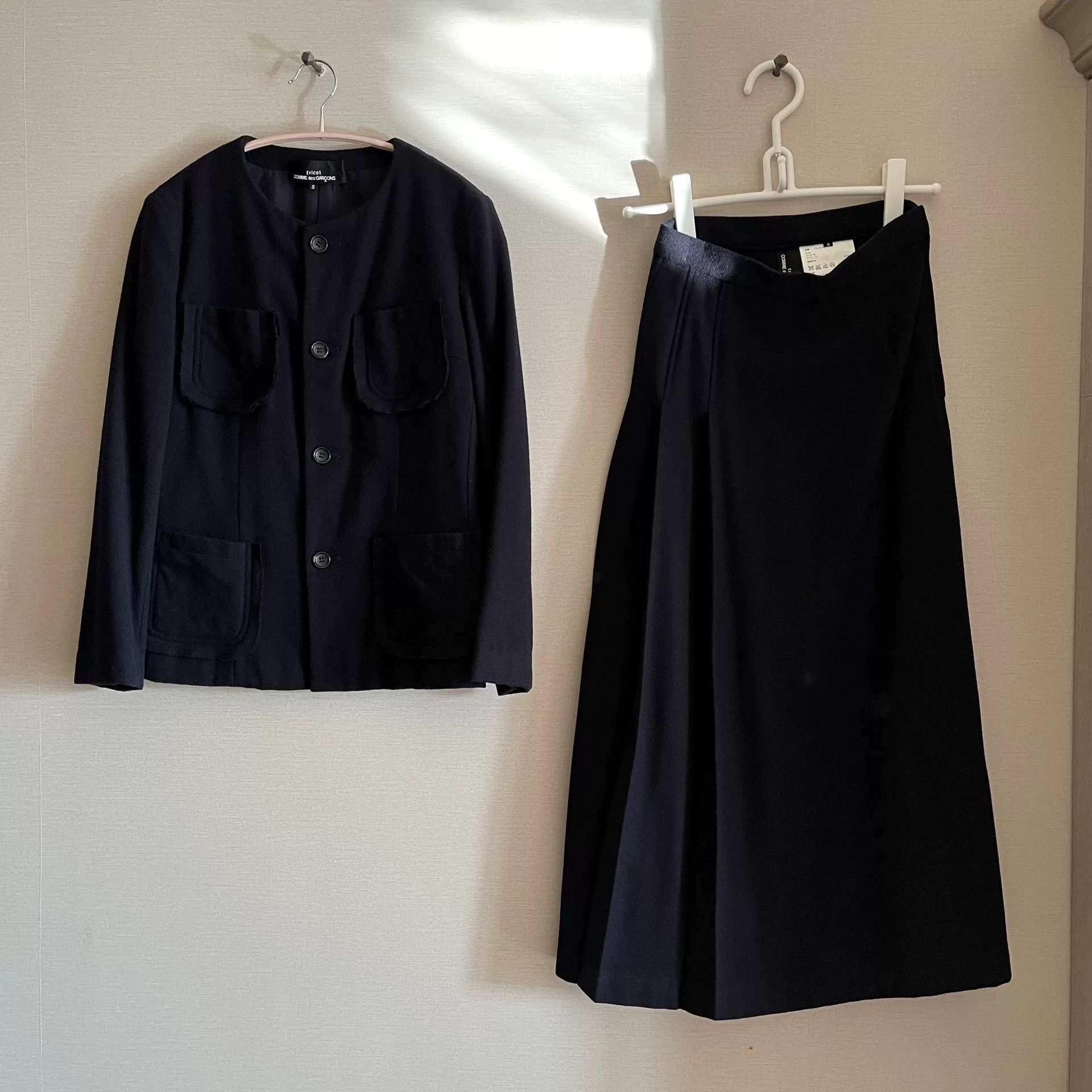 Comme des Garcons Comme des Garcons Modified Chinese Tunic Suit Set Size US S / EU 44-46 / 1 - 1 Thumbnail