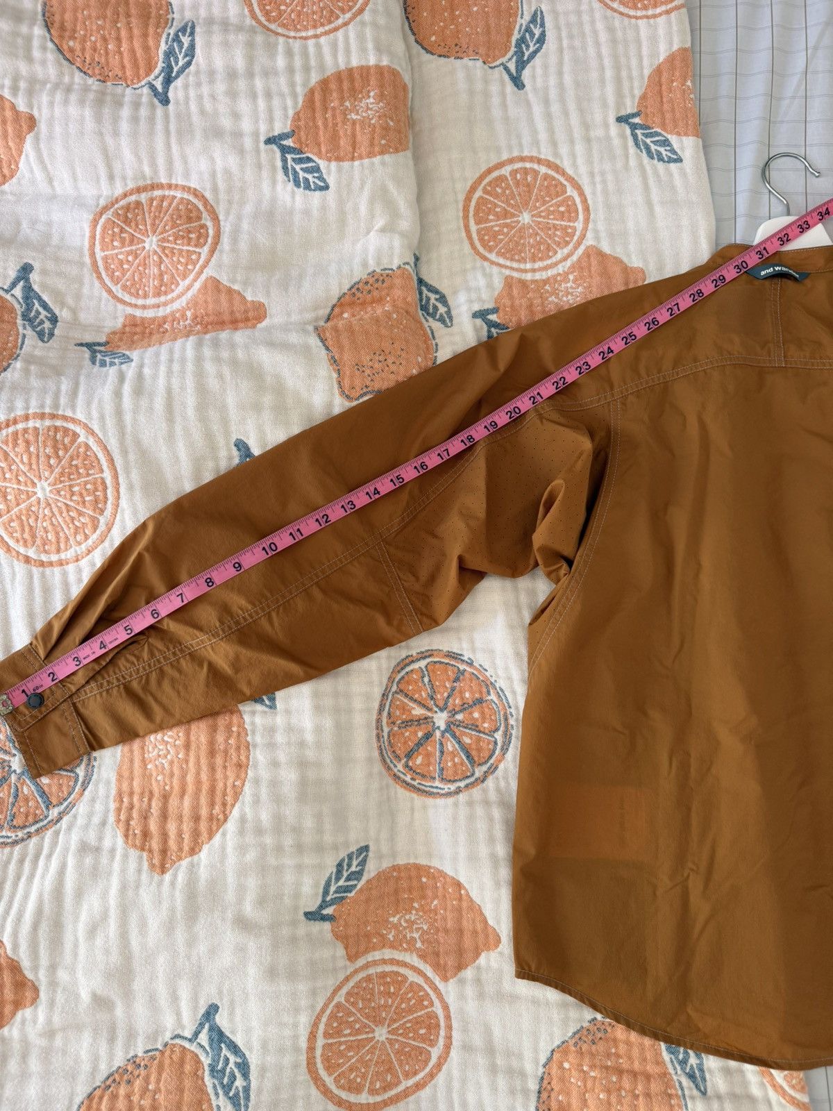 And Wander and Wander Band Collar Lightweight Breathable Shirt Size M / US 6-8 / IT 42-44 - 6 Thumbnail