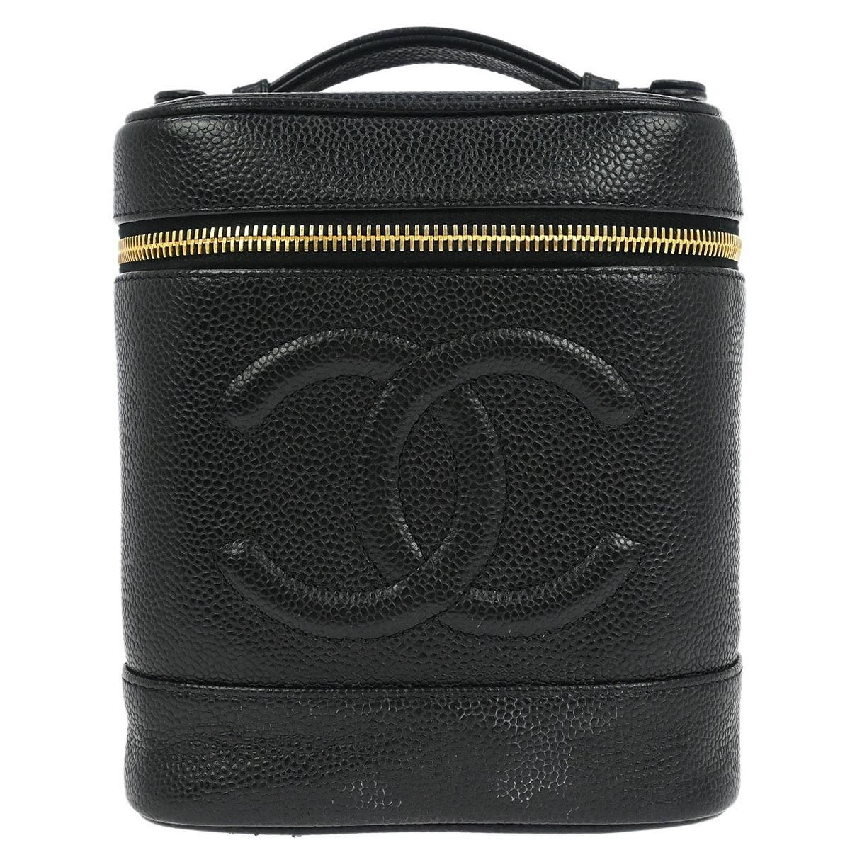 Chanel Chanel Vintage Timeless Cosmetic Case Caviar Size ONE SIZE - 1 Thumbnail