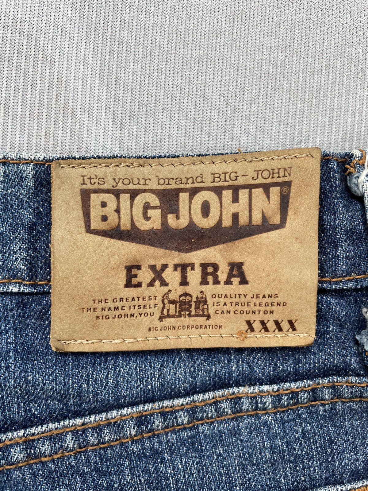 Big John × Vintage Big John Extra Straight Jeans (LG143) Size US 31 - 11 Thumbnail