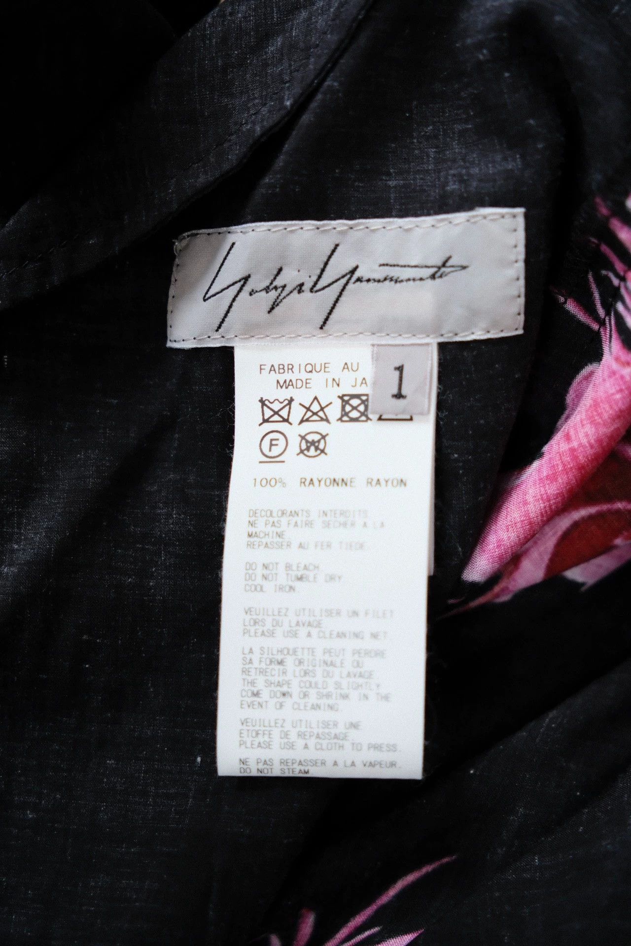Yohji Yamamoto Yohji Yamamoto 18AW Archive Yuzen-dyed Floral Dress Size S / US 4 / IT 40 - 9 Thumbnail