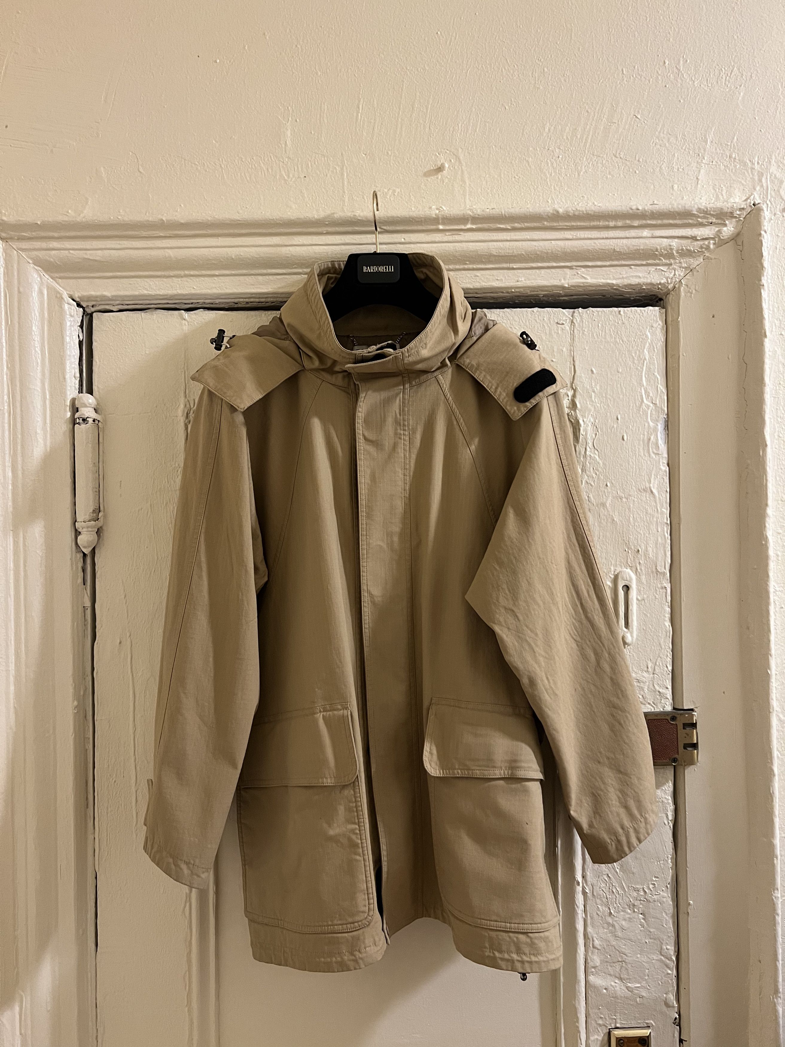 Balenciaga RARE Beige Ripstop Swing Parka Sample Size US L / EU 52-54 / 3 - 1 Thumbnail