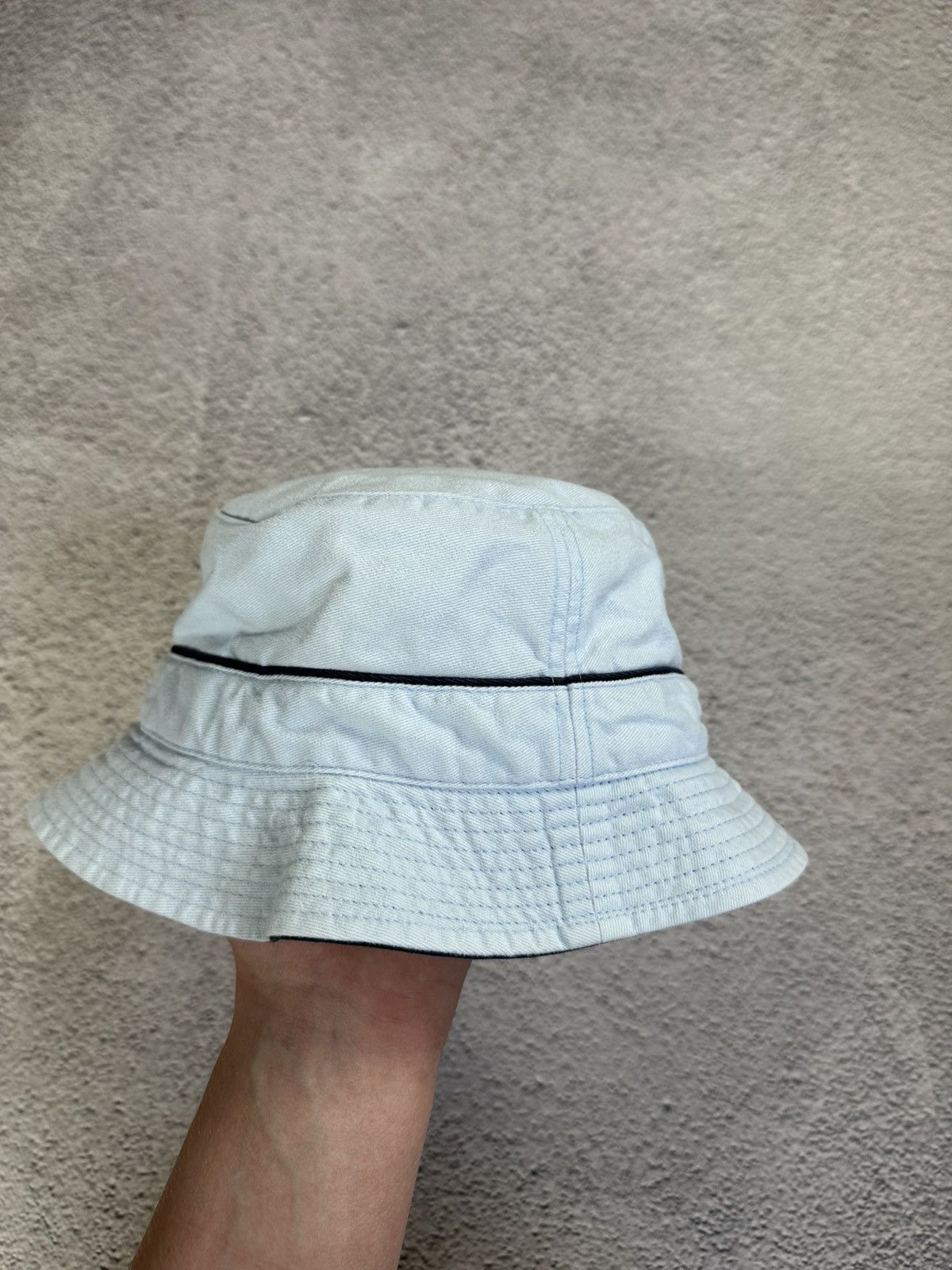 Nike × Vintage Vintage Nike Reversible Bucket Hat Panama Embroidered Logo Size ONE SIZE - 3 Thumbnail