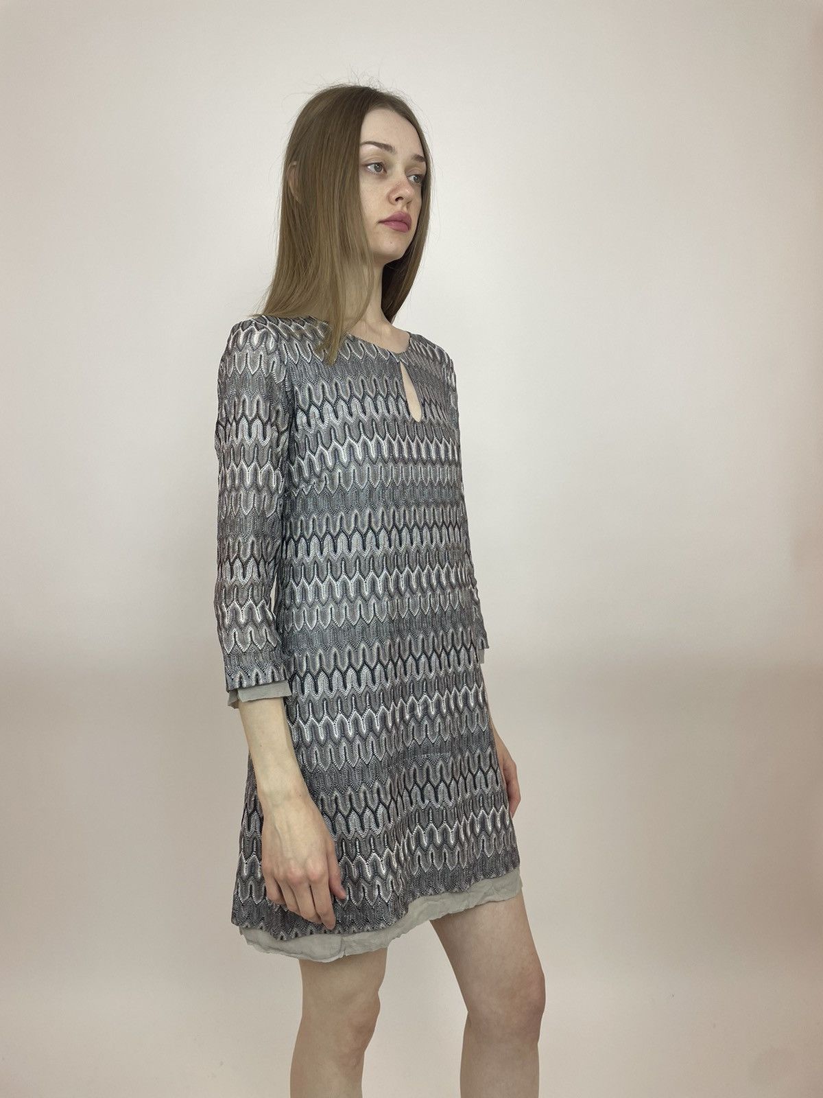 Japanese Brand ana alcazar dress Crochet Knit Lined Womens size 38 Size XS / US 0-2 / IT 36-38 - 4 Thumbnail