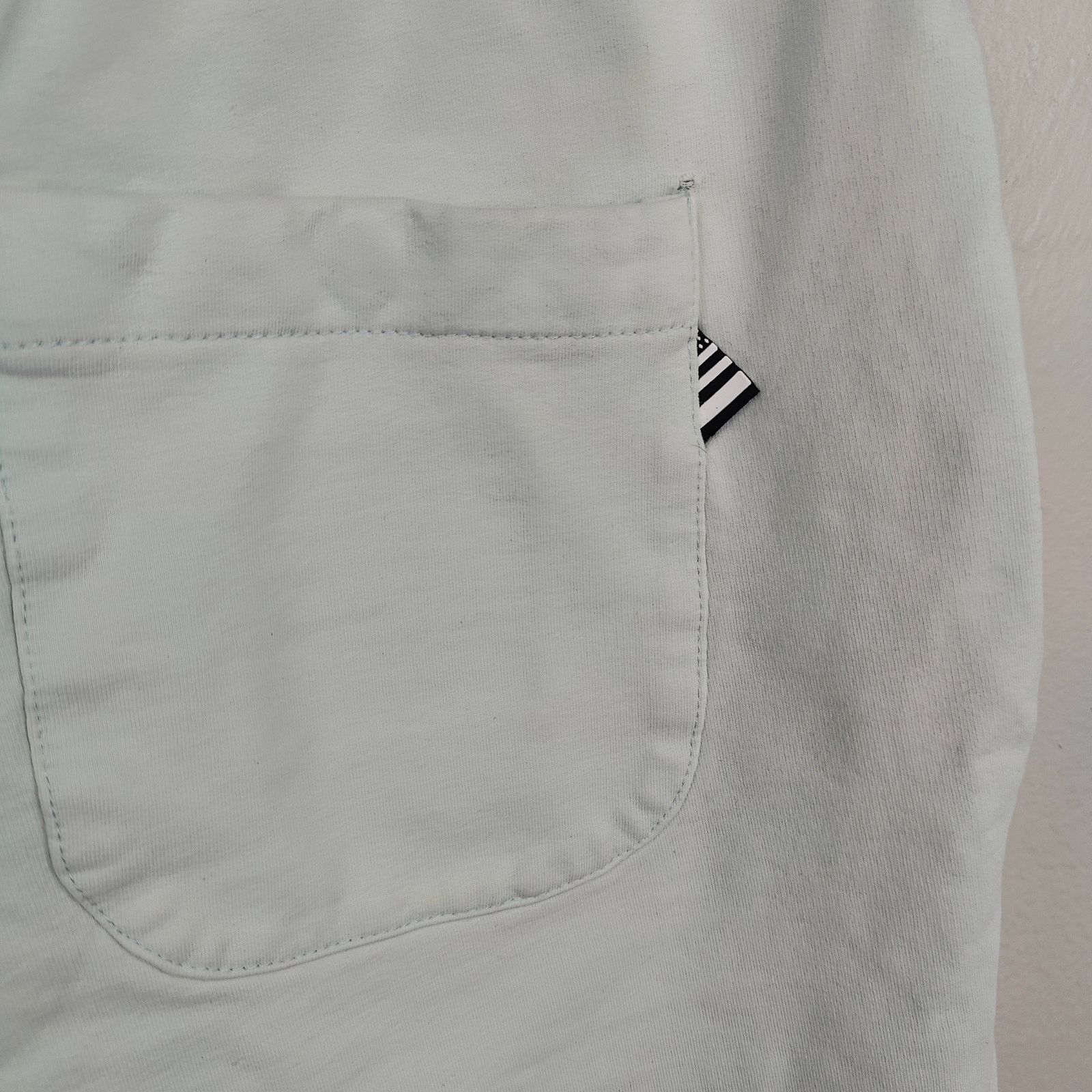 Other Paper Plane Sweat Shorts Mens Medium Light Blue Lounge Size US 32 / EU 48 - 7 Thumbnail