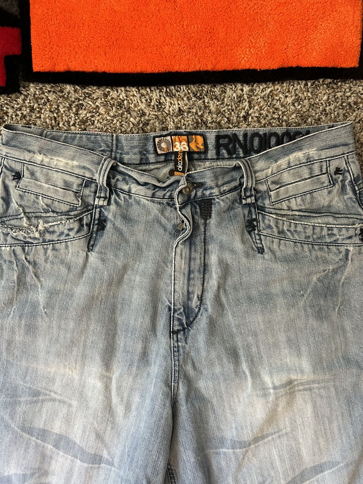 Akademiks × If Six Was Nine Vntg Streetwear Akadmk Jorts Size US 36 / EU 52 - 4 Thumbnail