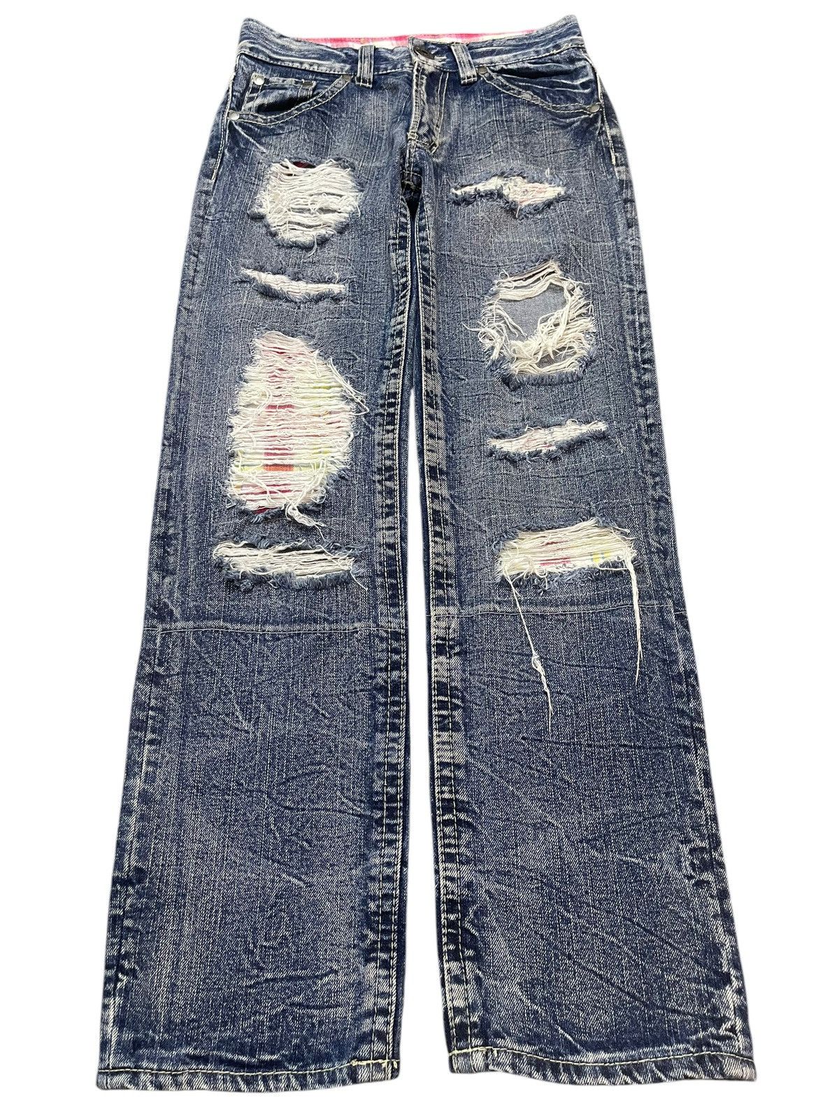Kapital Vintage Japanese Brand Blue Wash Distressed Style Jeans Size US 28 / EU 44 - 1 Thumbnail
