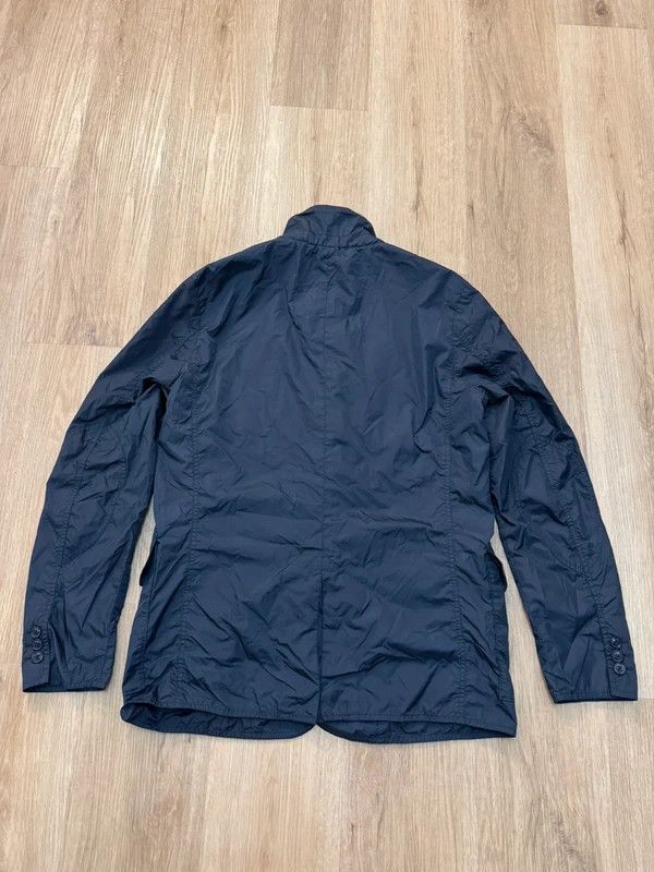 Moncler Moncler Aix Giacca Lightweight Navy Nylon Jacket Buttons 3 M Size US M / EU 48-50 / 2 - 2 Thumbnail