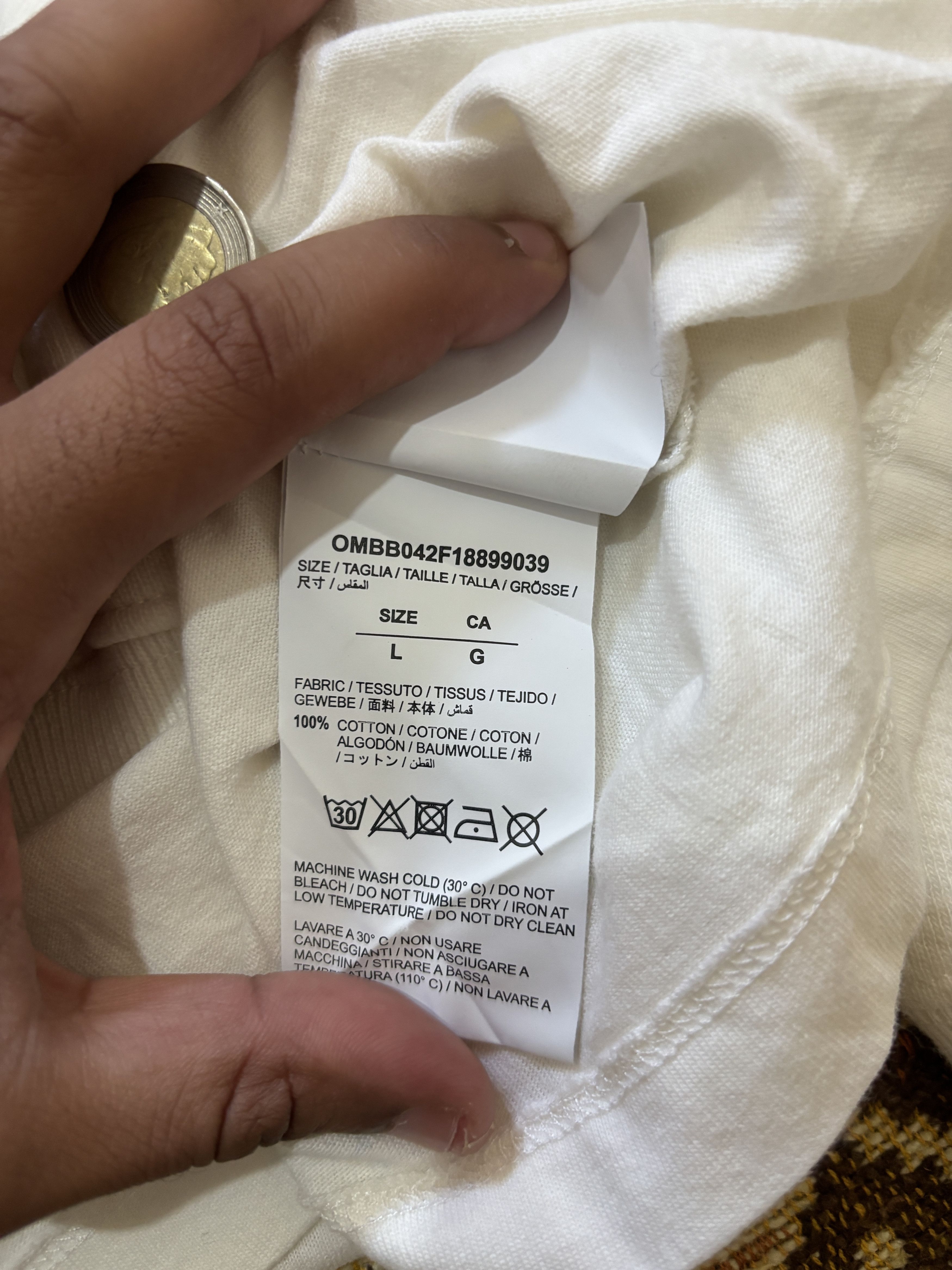 Off-White Off White Globe World Hands Hoodie Size US L / EU 52-54 / 3 - 5 Thumbnail
