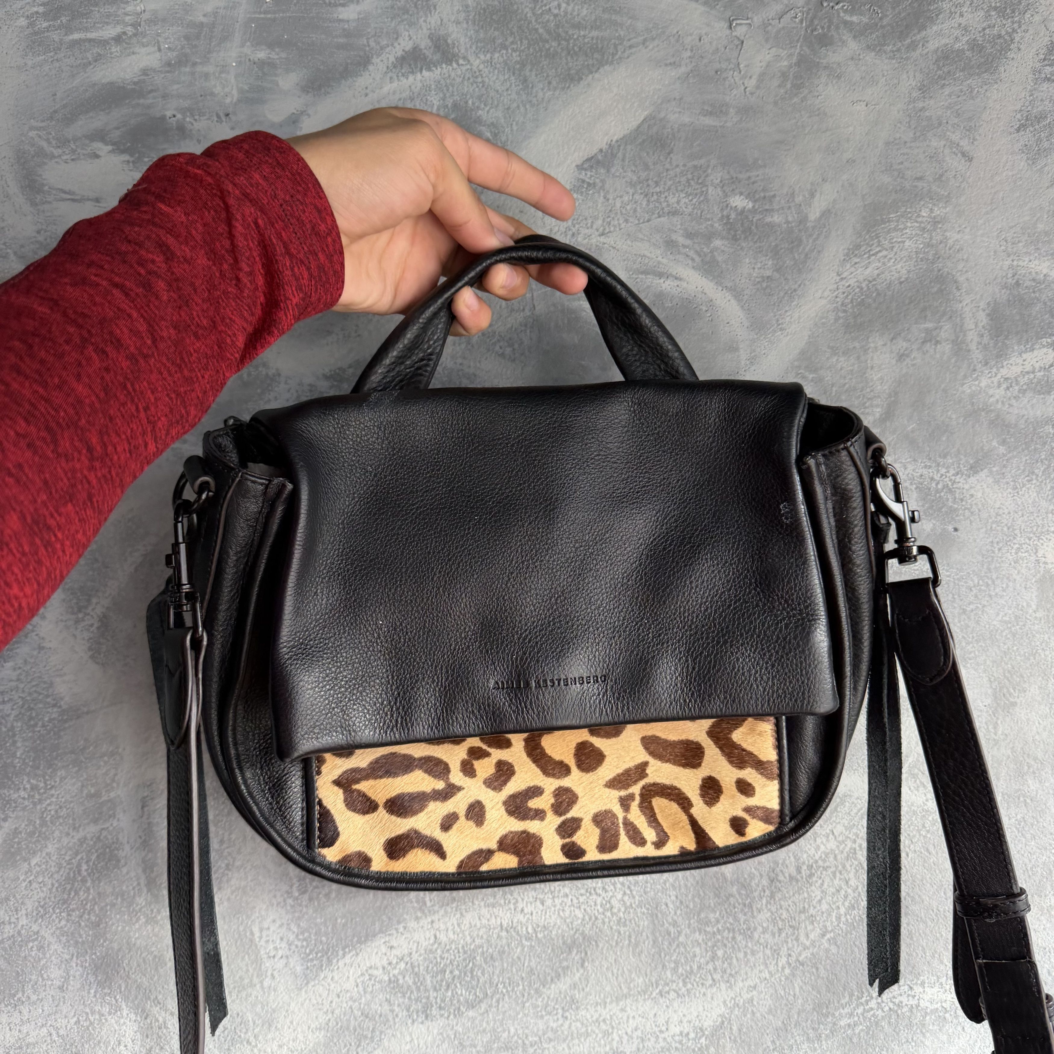 Other Aimee Kestenberg Black Leather & Cheetah Calf Size ONE SIZE - 1 Thumbnail