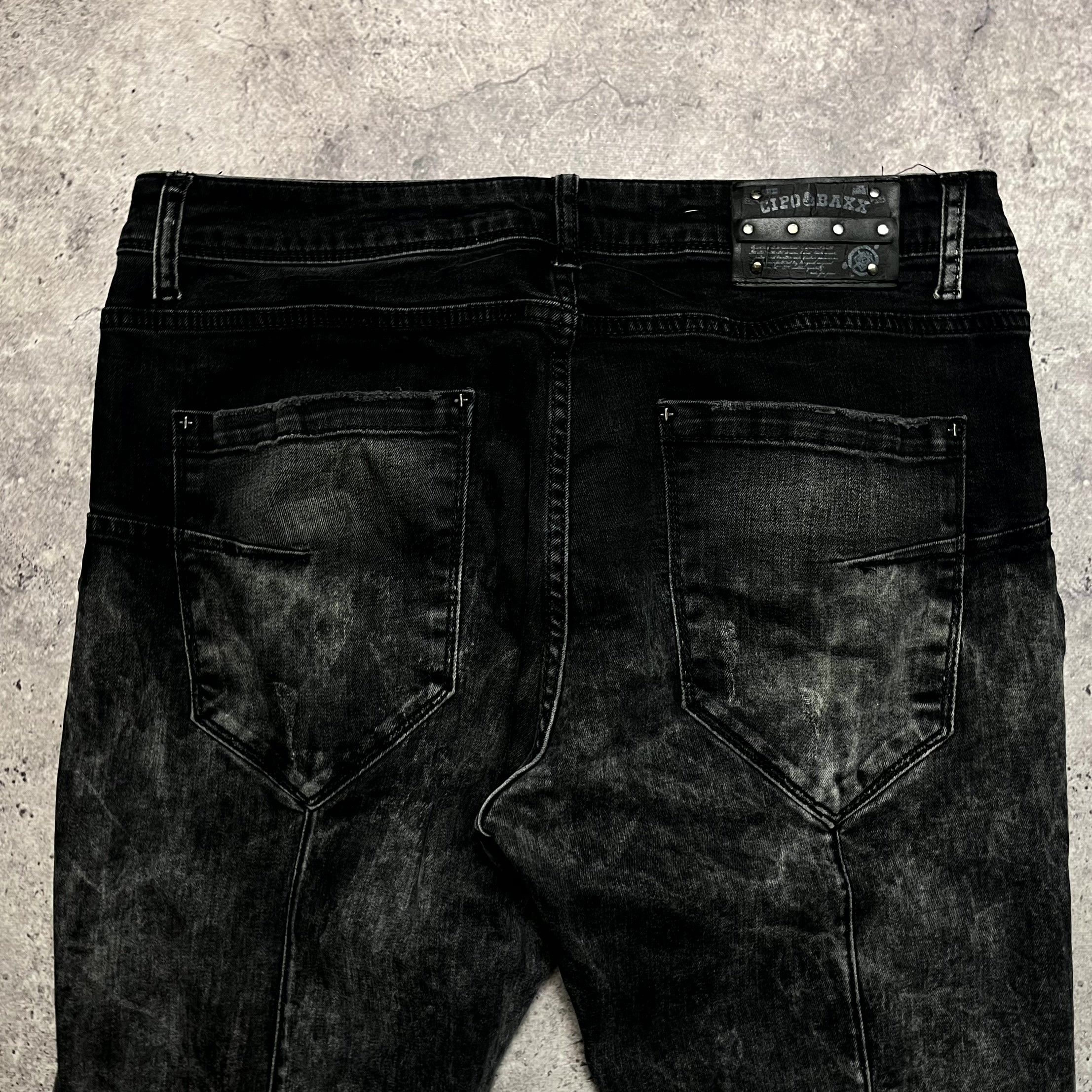 Other Cipo & Baxx Mens Washed Denim Slim Fit Gray Jeans Size 32 Size US 32 / EU 48 - 9 Thumbnail