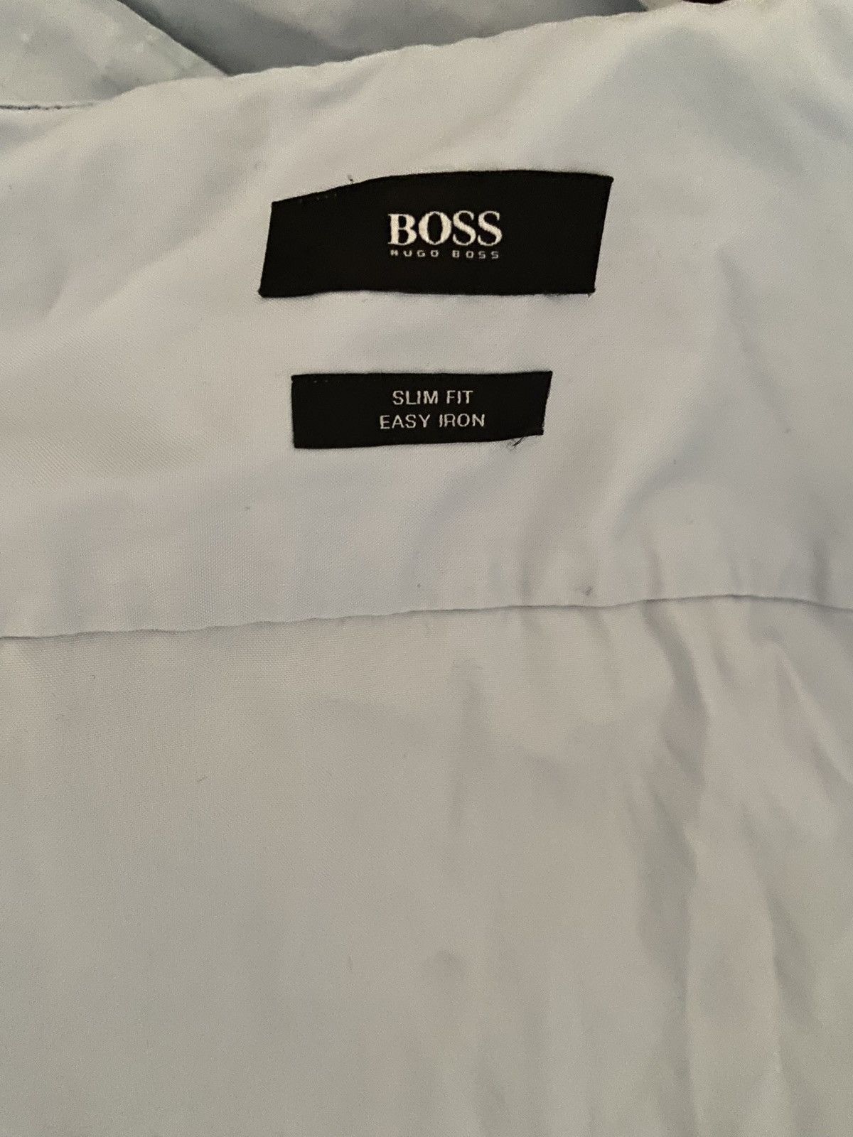Hugo Boss Hugo Boss Blue Slim Fit Easy Iron Men’s Woven in Australia Size US XL / EU 56 / 4 - 3 Thumbnail