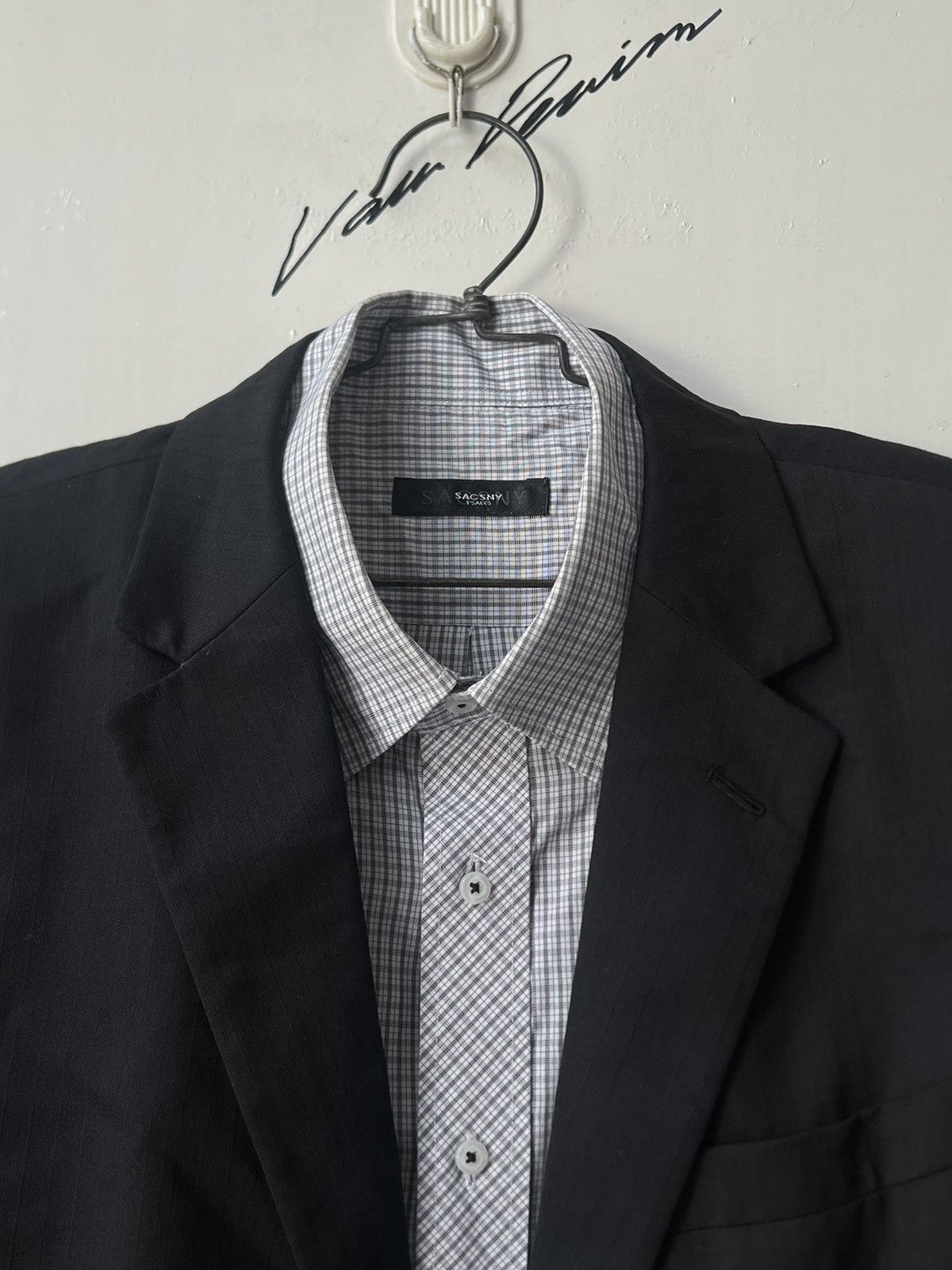 Yohji Yamamoto SACSNY Y’SACCS Yohji Yamamoto Shirt Blazers Size 52L - 13 Thumbnail