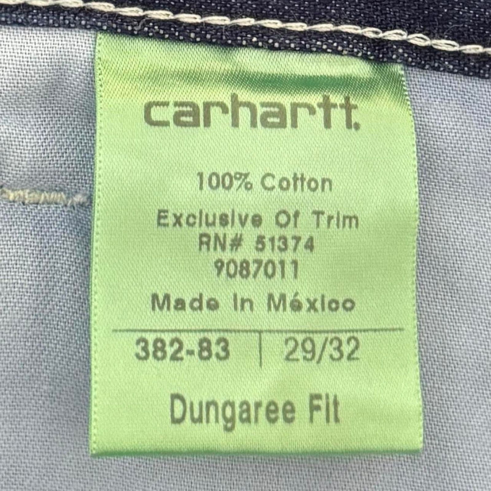 Carhartt × Carhartt Wip × Vintage Vintage Y2K Carhartt Carpenter Baggy Skater Dungaree Jeans Size US 29 - 4 Thumbnail