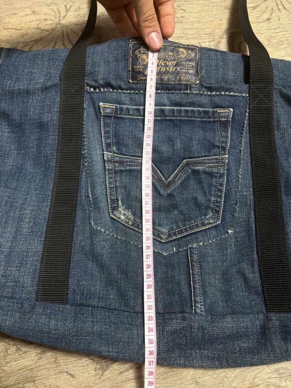 Diesel Vintage Diesel bag y2K RARE Handmade Denim sling Bag Size ONE SIZE - 8 Thumbnail