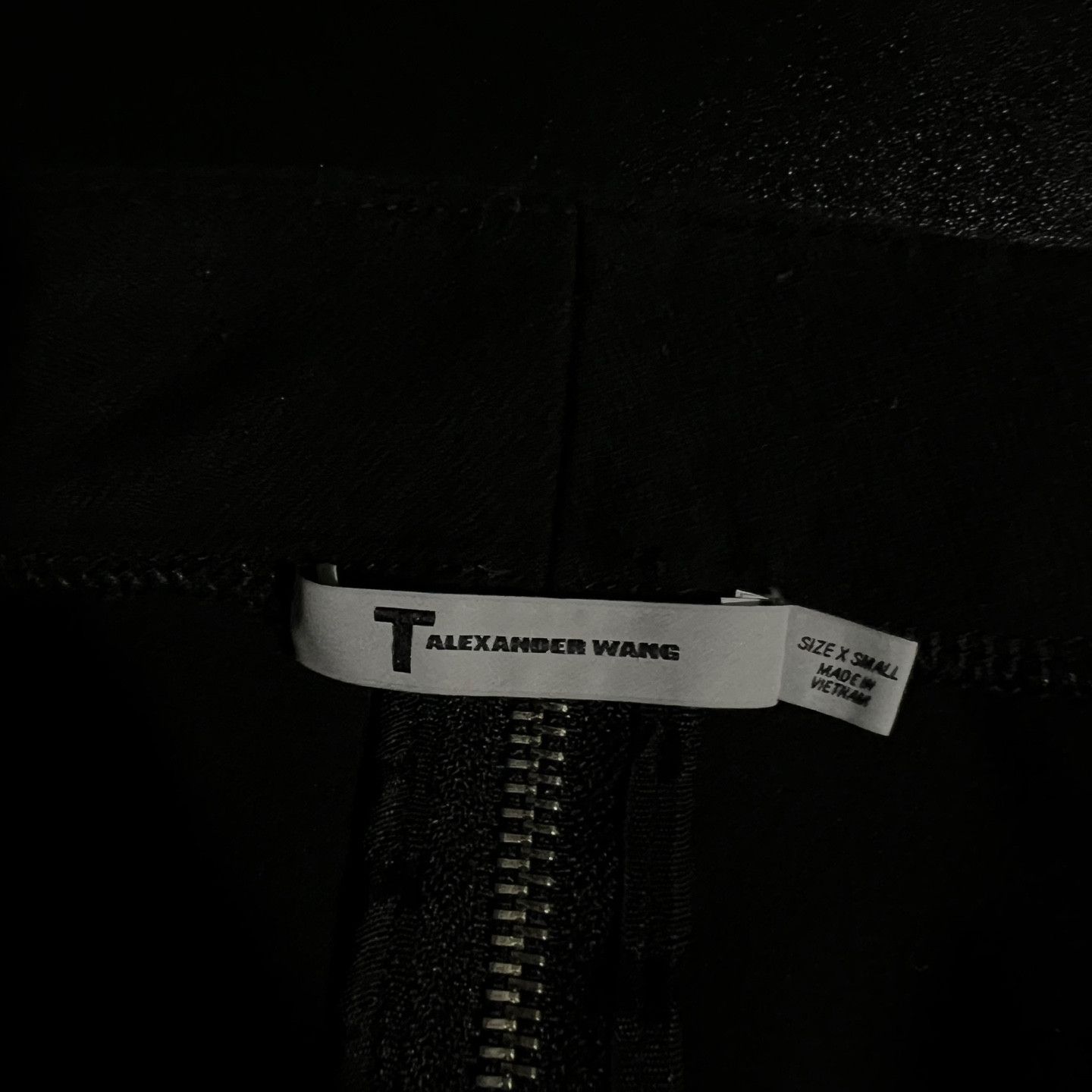 Alexander Wang Alexander Wang Back Zipper Mini Skirt Black Size 29" - 6 Thumbnail