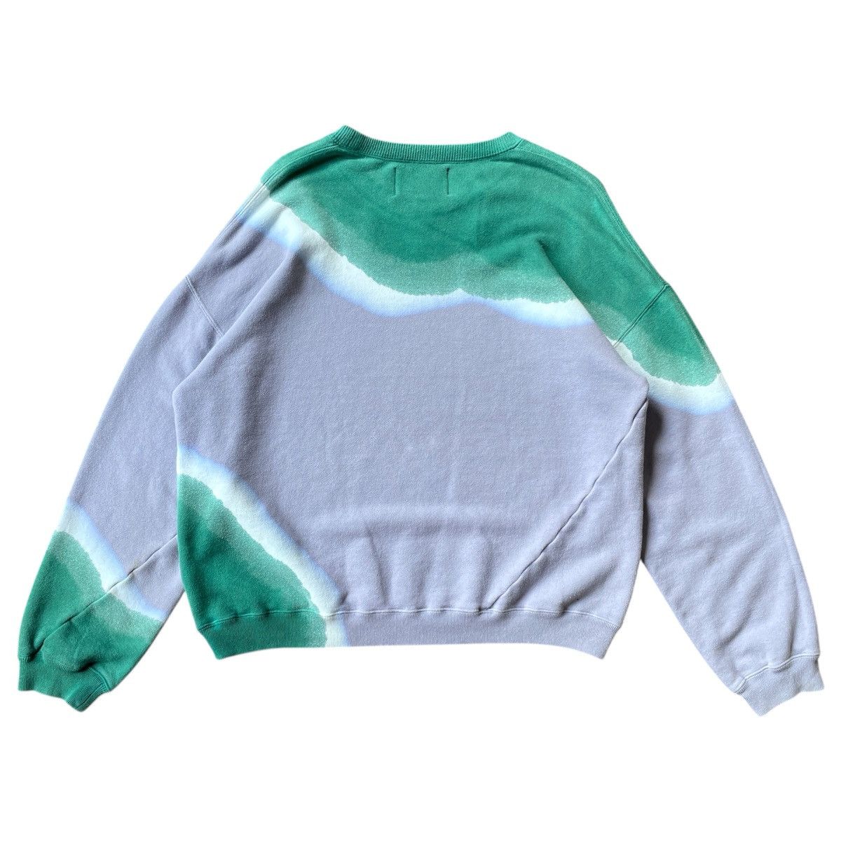 Beams Japan × Designer × NOMA t.d Very Rare NOMA td x Ray Beams “Lilies” Hand Dye Sweatshirt Size US XL / EU 56 / 4 - 5 Thumbnail
