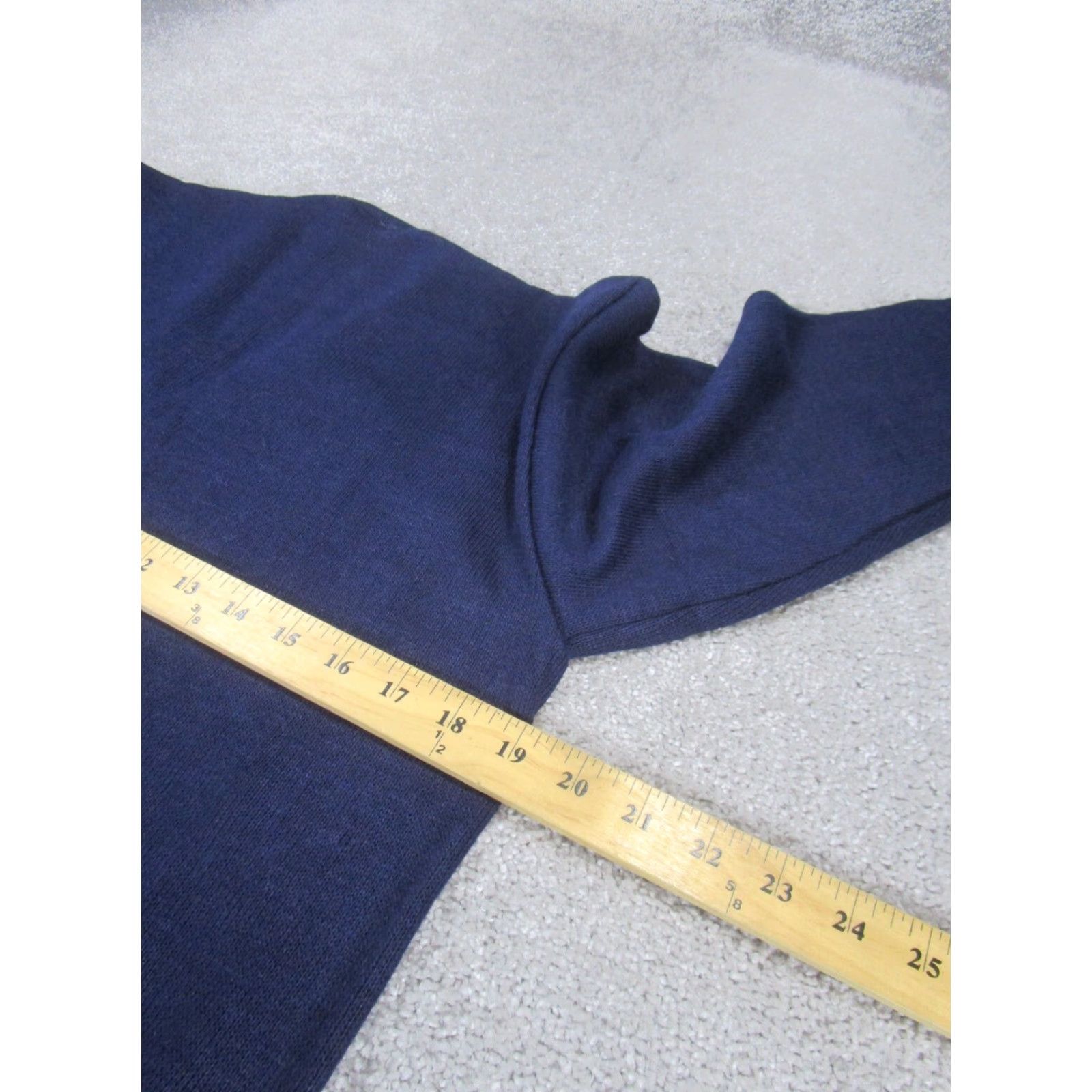 Vintage VINTAGE Wolf Navy Blue Knit V-Neck Tennis Sweater Womens XL Pullover Casual Size XL / US 12-14 / IT 48-50 - 5 Thumbnail