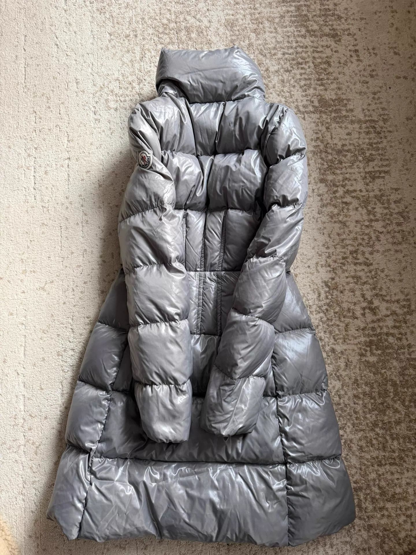Moncler Moncler Gray Long Down Jacket Size 0 LN Authentic Size XS / US 0-2 / IT 36-38 - 5 Thumbnail