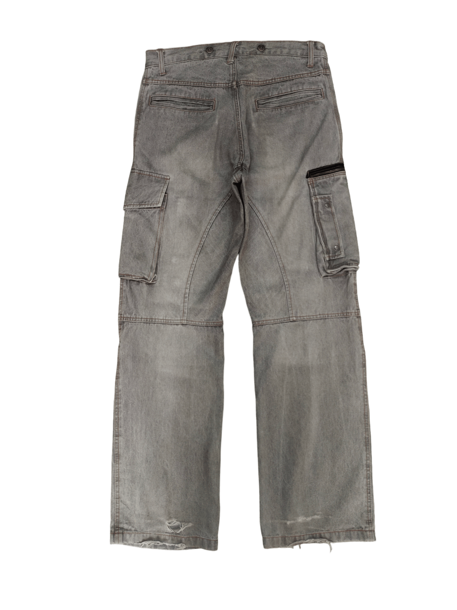 PPFM PPFM Multi Pocket Cargo Denim Baggy Pants Size US 32 / EU 48 - 10 Thumbnail
