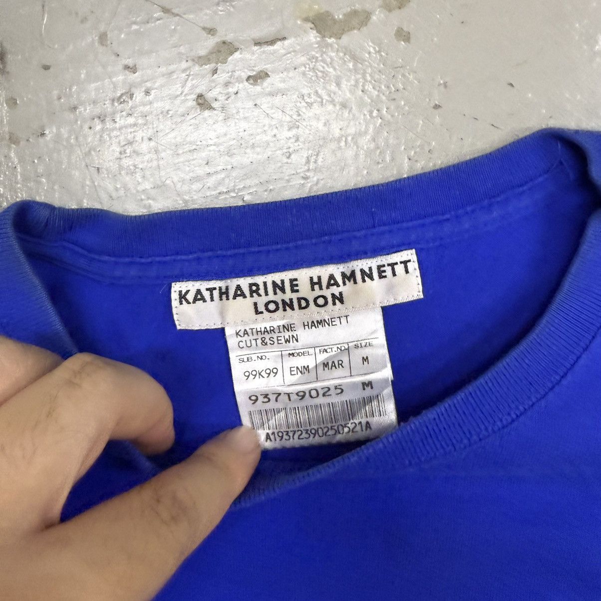 Katharine Hamnett London Rare Vintage Katharine Hamnett "Education Not Missiles" Tee Size US M / EU 48-50 / 2 - 5 Thumbnail