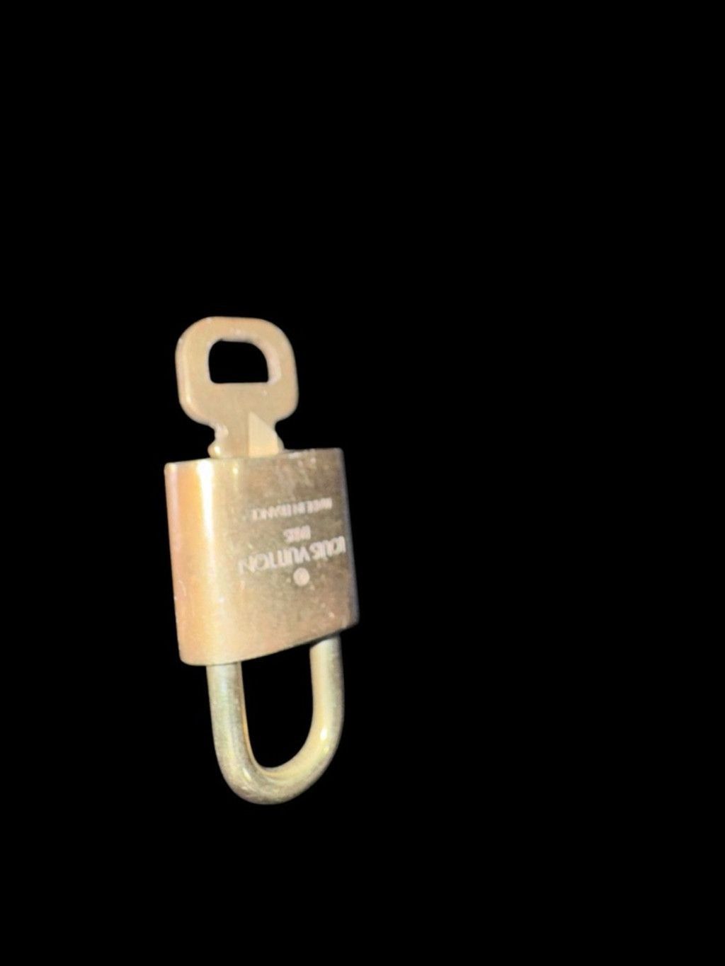 Louis Vuitton Louis Vuitton Brass Gold Padlock with Key #316 & COA Size ONE SIZE - 4 Thumbnail