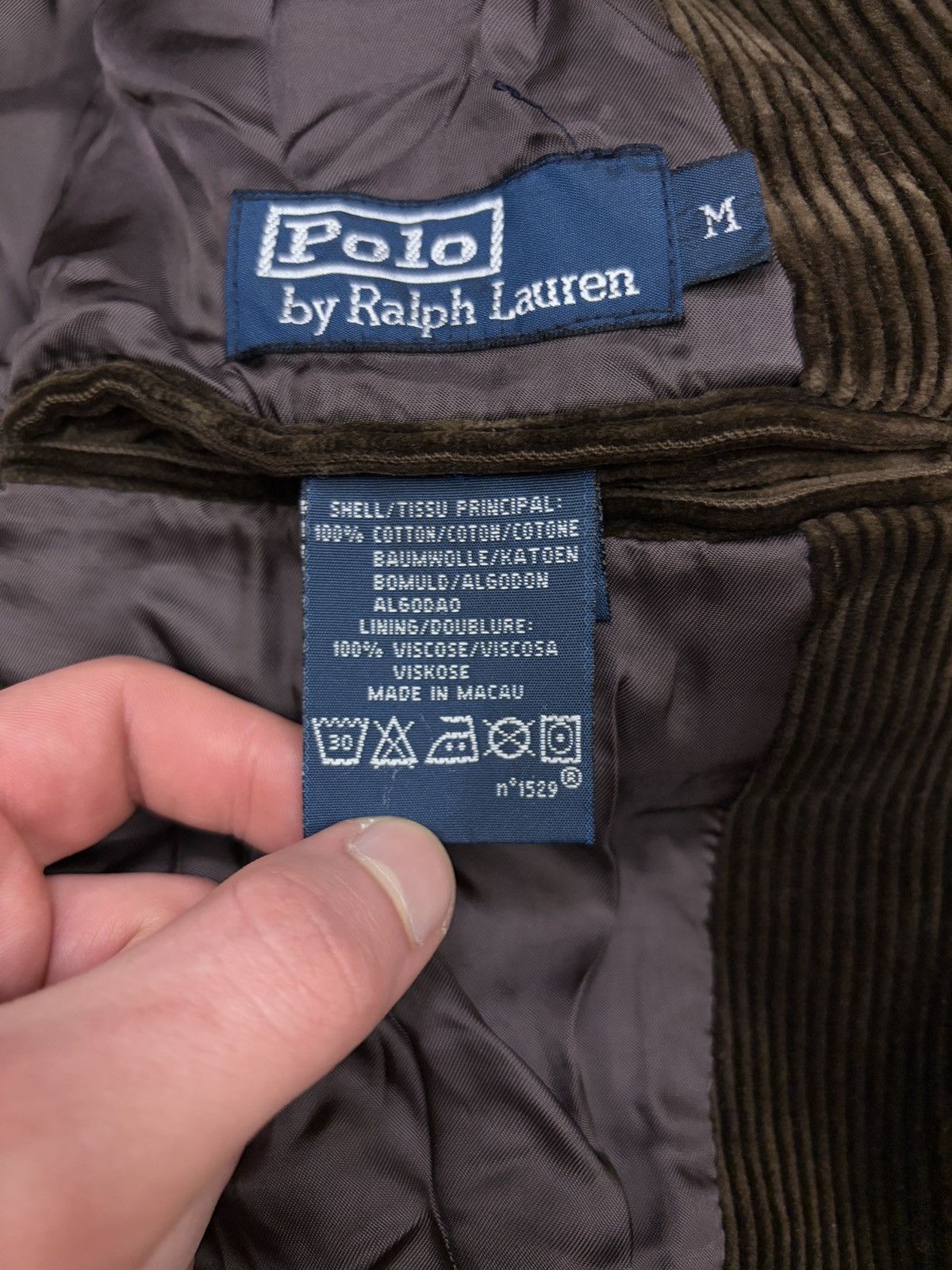 Polo Ralph Lauren Polo Ralph Lauren Corduroy Blazer Sport Coat Jacket 3 Button Size US M / EU 48-50 / 2 - 5 Thumbnail