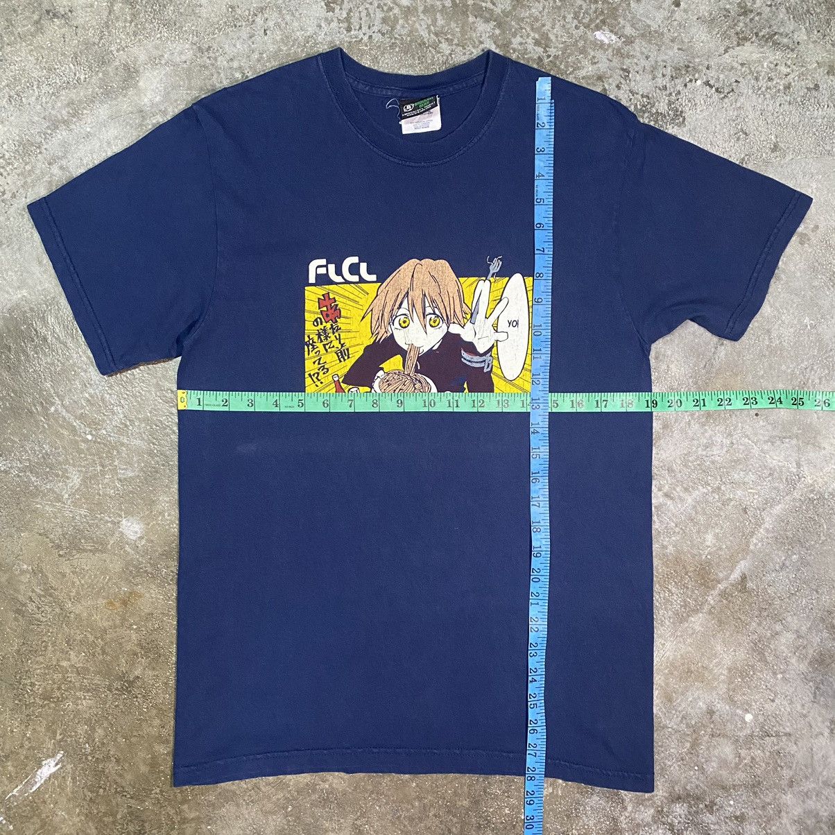 Anime VINTAGE 1999 FLCL FOOLY COOLY ANIME T SHIRT GAINAX Size US M / EU 48-50 / 2 - 10 Thumbnail